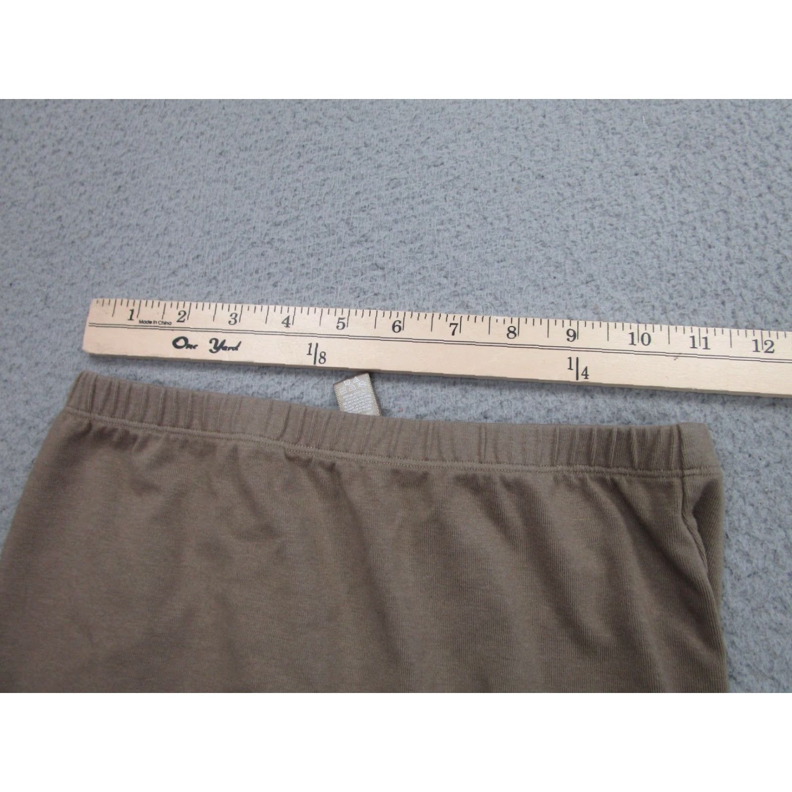 SKIMS Skims Skirt Womens XS Beige Jersey Knit Maxi Elastic Waist Back Slit Stretch Size XS / US 0-2 / IT 36-38 - 3 Thumbnail
