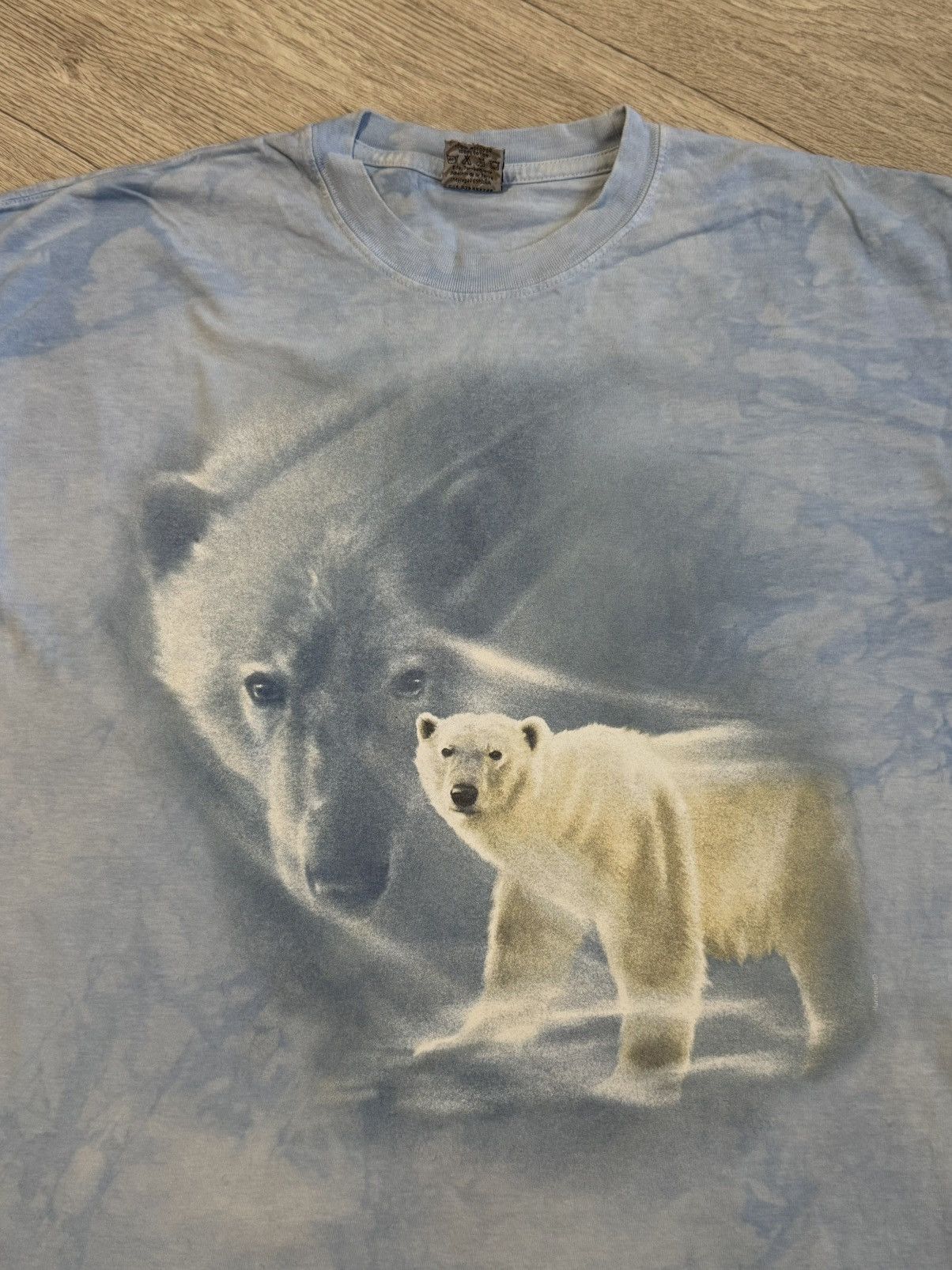 Vintage 🔷Vintage Animal Bear Tie Dye T-shirt 90s🔷 Size US L / EU 52-54 / 3 - 2 Thumbnail