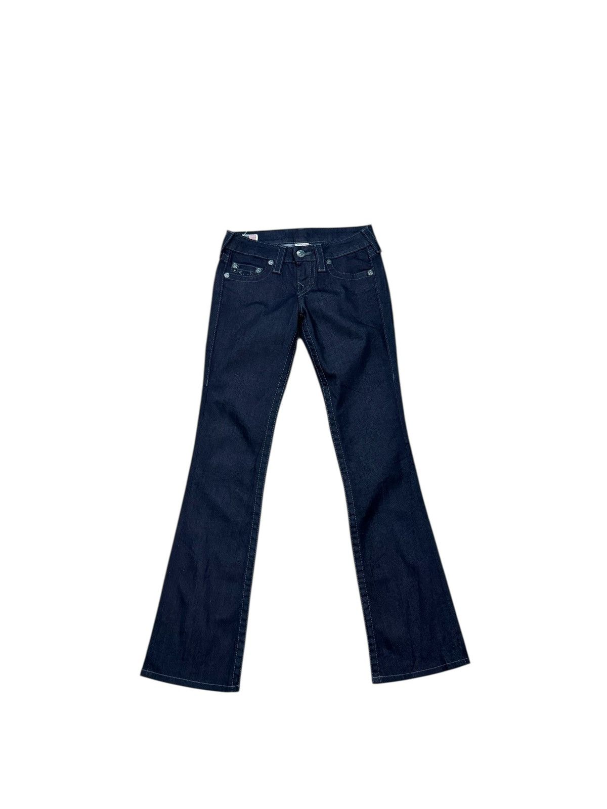 True Religion TRUE RELIGION WORLD TOUR LOW RISE BOT CUT JEANS Size 27" / US 4 / IT 40 - 1 Thumbnail
