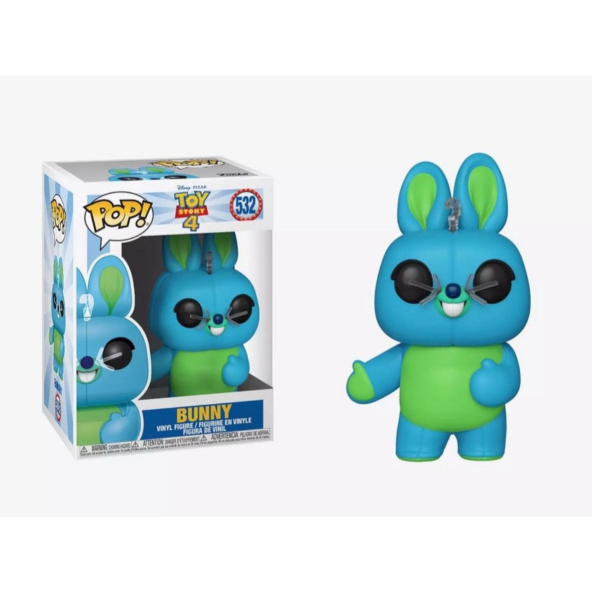 Disney Funko Pop! Toy Story 4 Ducky & Bunny Vinyl Figure NEW 532 Size ONE SIZE - 7 Thumbnail