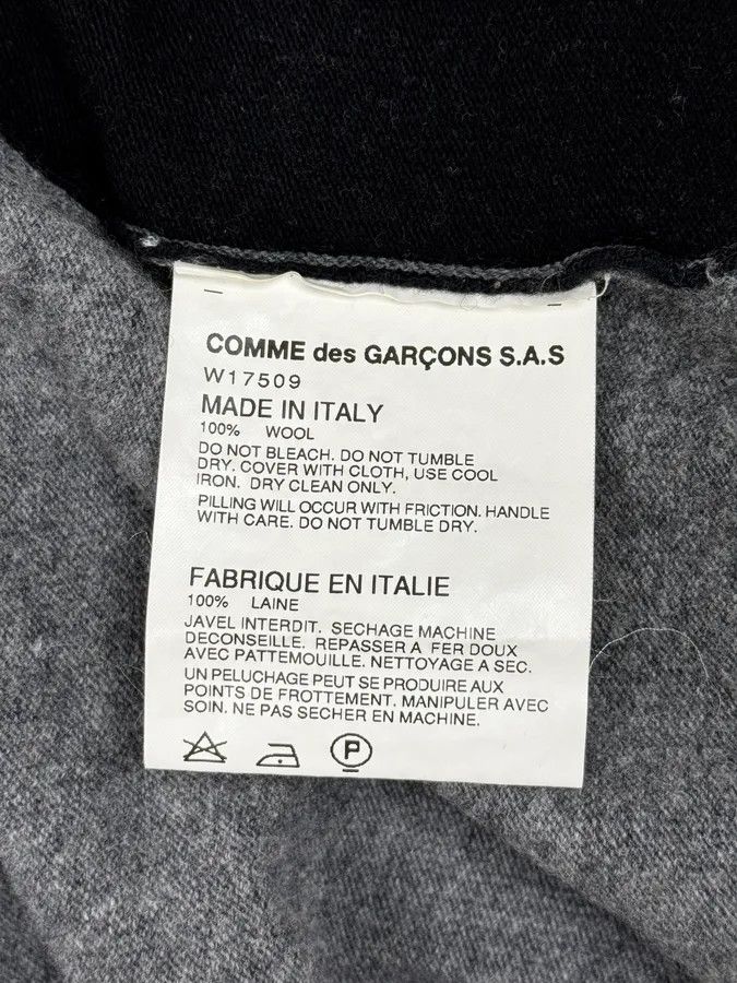 Comme des Garcons Comme des Garçons SHIRT Grey Patchwork Yellow Wool Cardigan Sweater Size US S / EU 44-46 / 1 - 8 Thumbnail