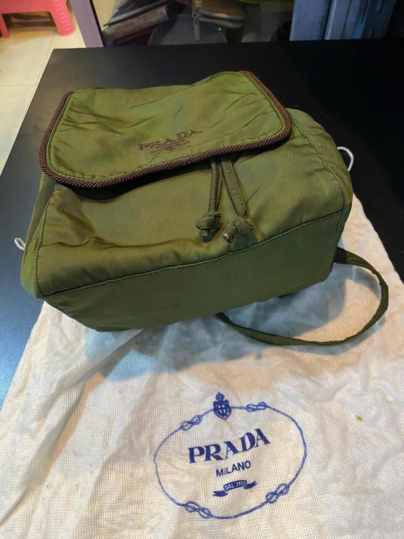 Prada Vintage Prada Nylon Backpack Size ONE SIZE - 10 Thumbnail