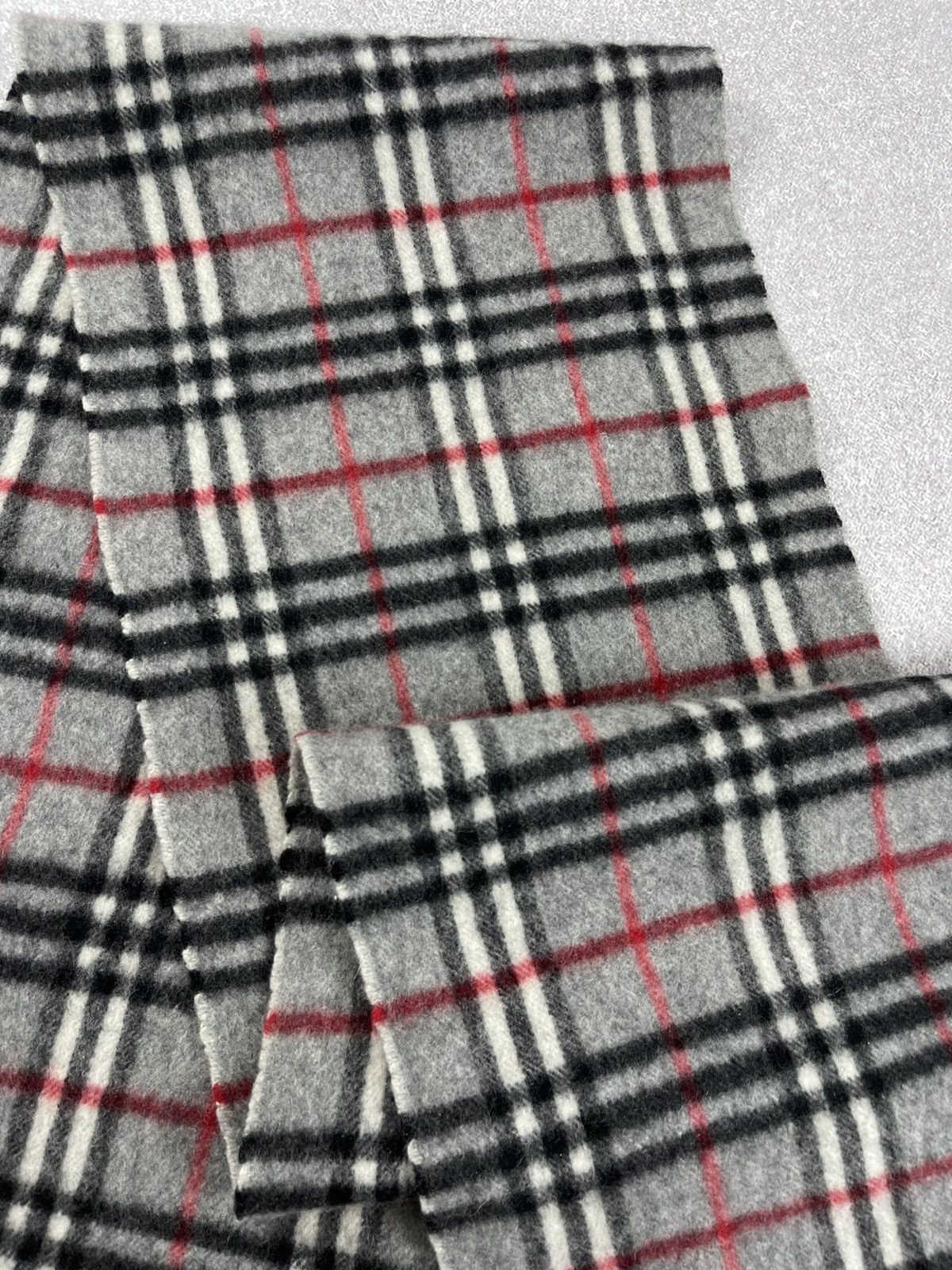 Burberry × Vintage Vintage Burberry Cashmere Scarf Muffler Novacheck Size ONE SIZE - 3 Thumbnail
