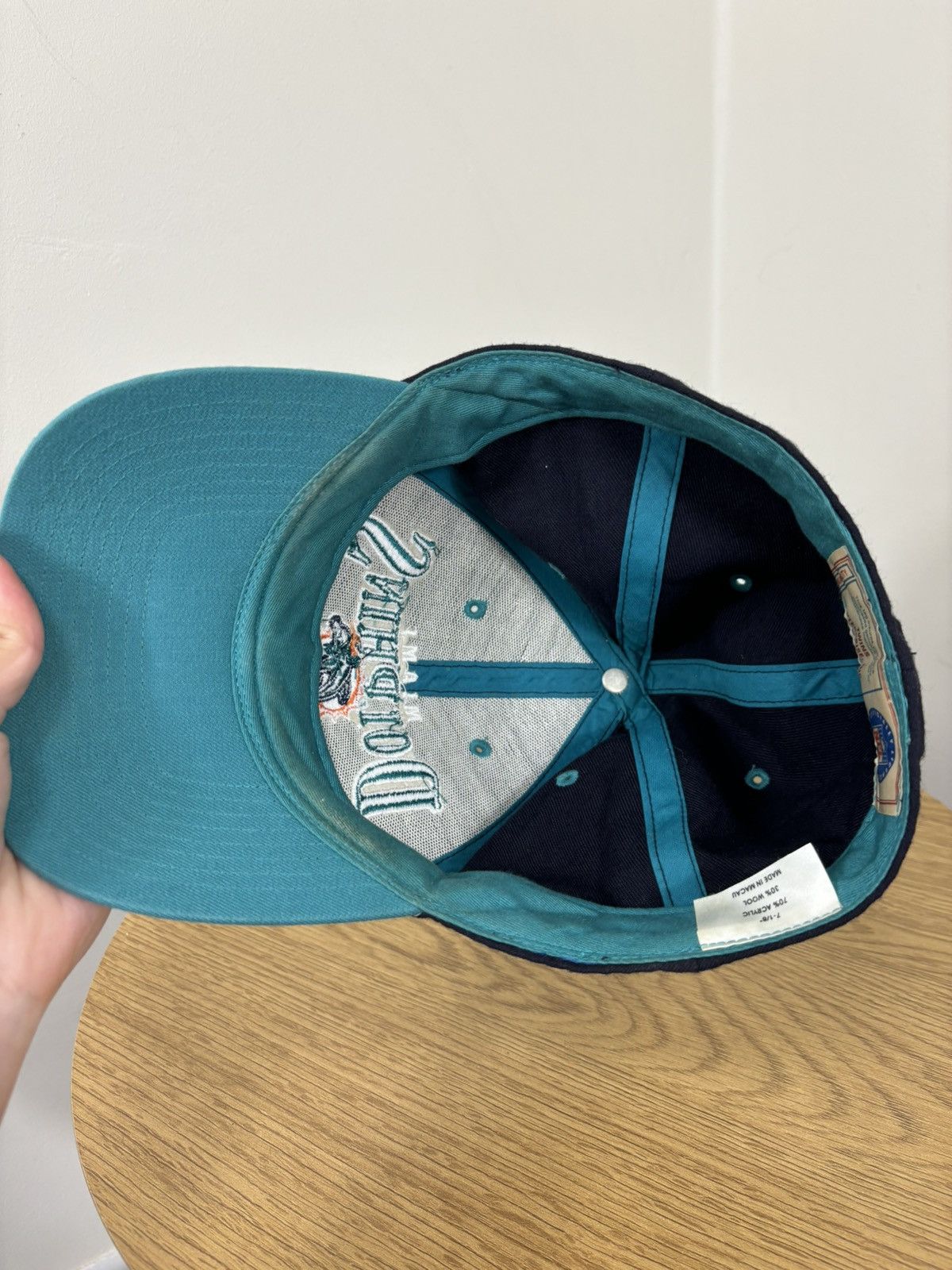 NFL Vintage 90s Miami Dolphins NFL Rare Dad Hat Cap Size ONE SIZE - 13 Thumbnail