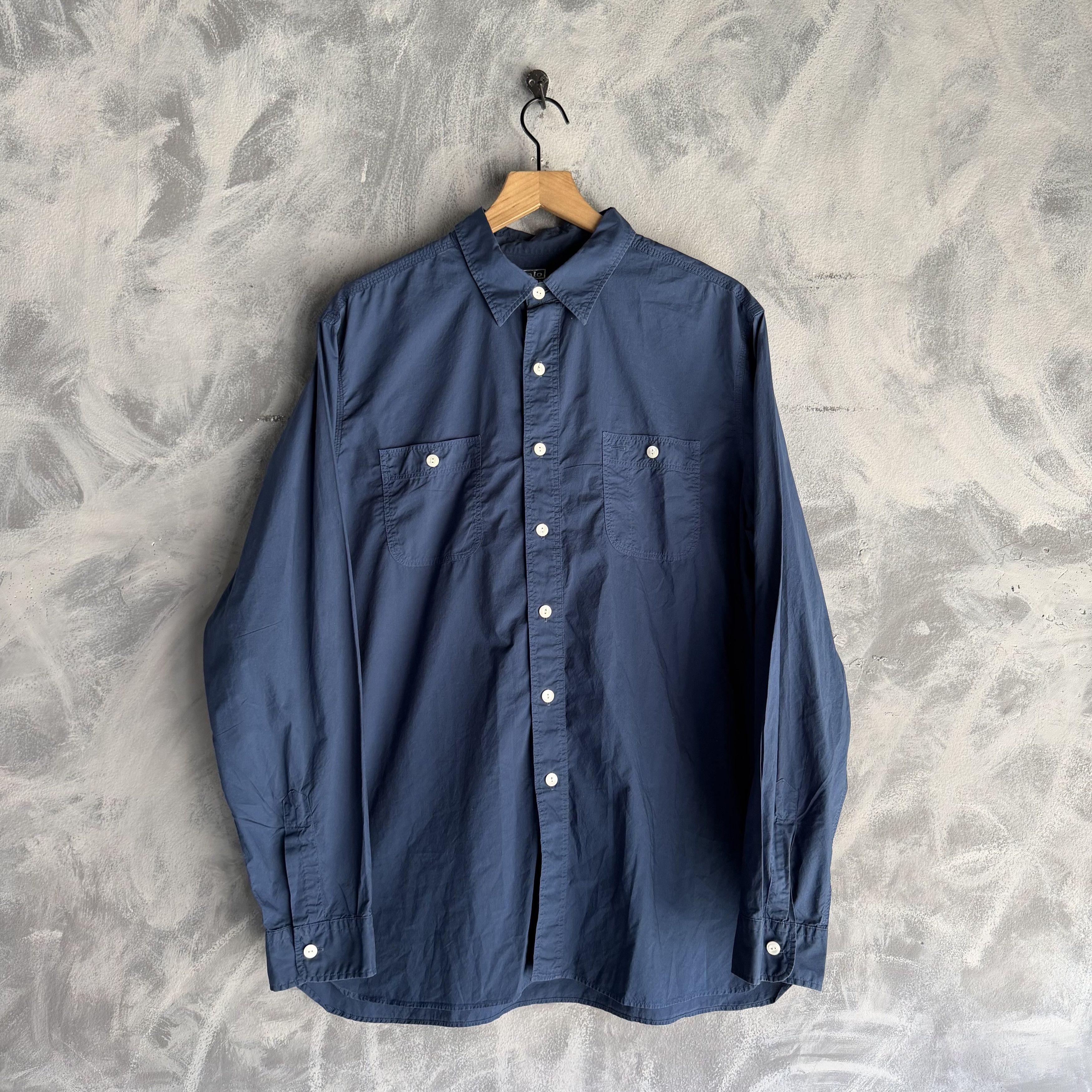 Polo Ralph Lauren Vtg Polo Ralph Lauren Button Up Shirt Mens Utility Safari Size US XL / EU 56 / 4 - 1 Thumbnail