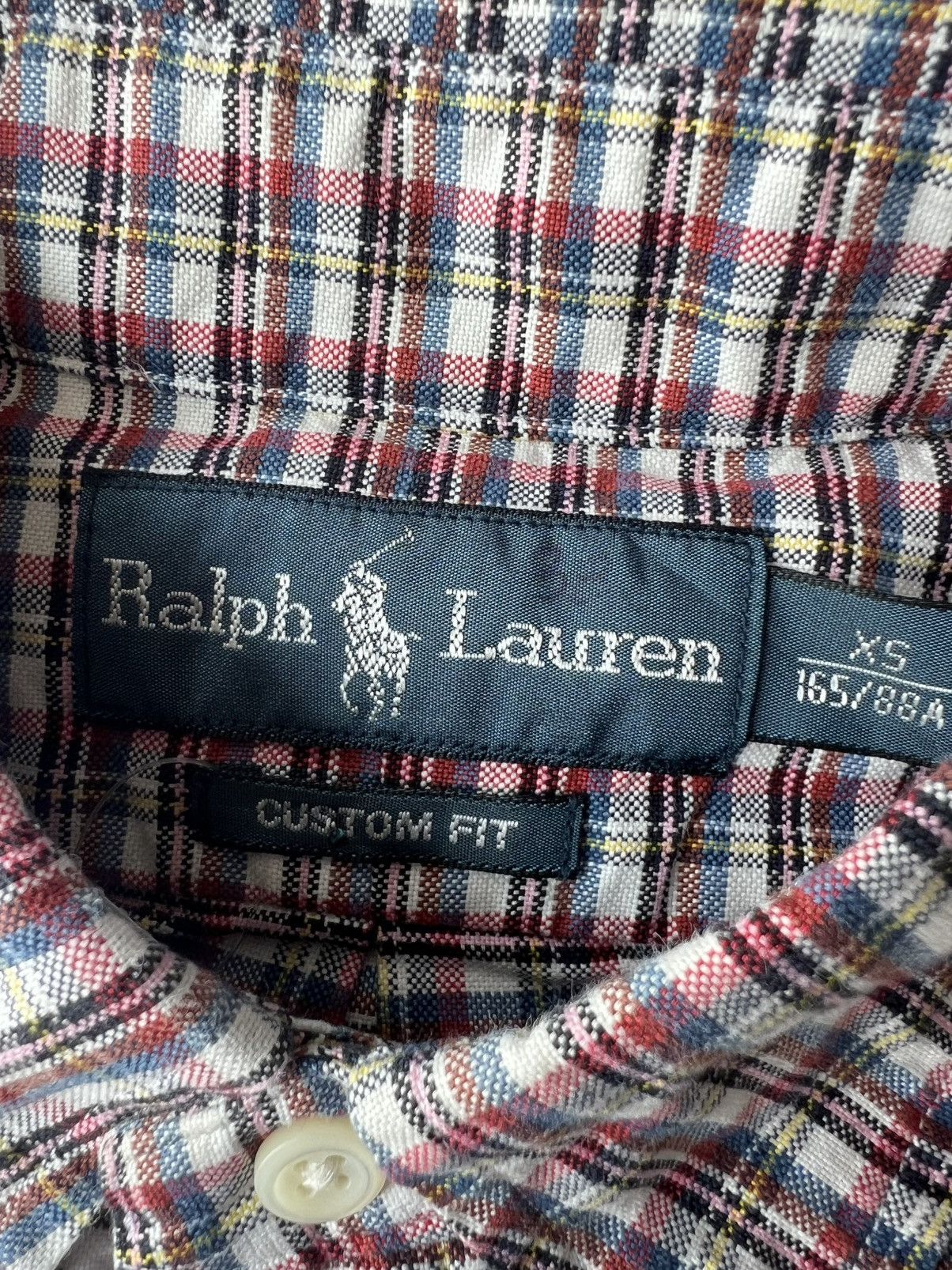 Polo Ralph Lauren Polo Ralph Lauren Custom Fit Gingham Plaid Oxford Shirt Size US XS / EU 42 / 0 - 4 Thumbnail