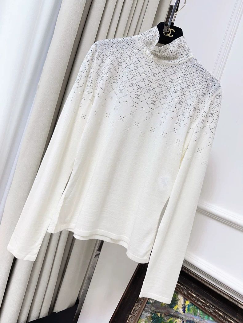 Chanel Ski series diamond check full diamond sequin double