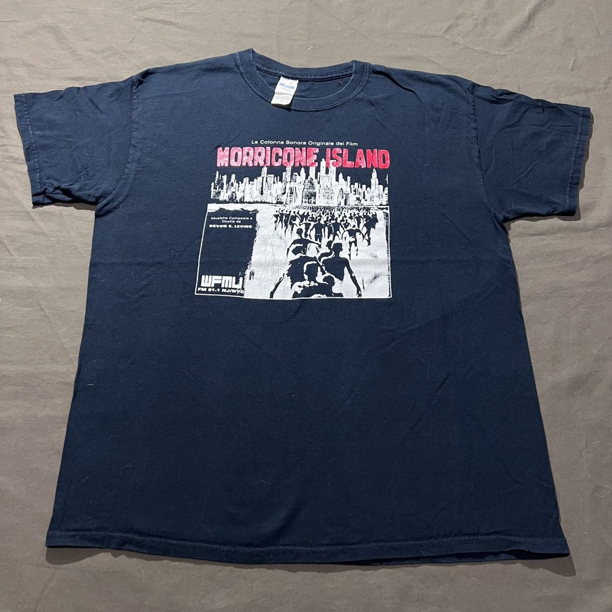 Expert Horror Y2K Morricone Island soundtrack Devon E. Levins movie Tee Size US L / EU 52-54 / 3 - 2 Thumbnail