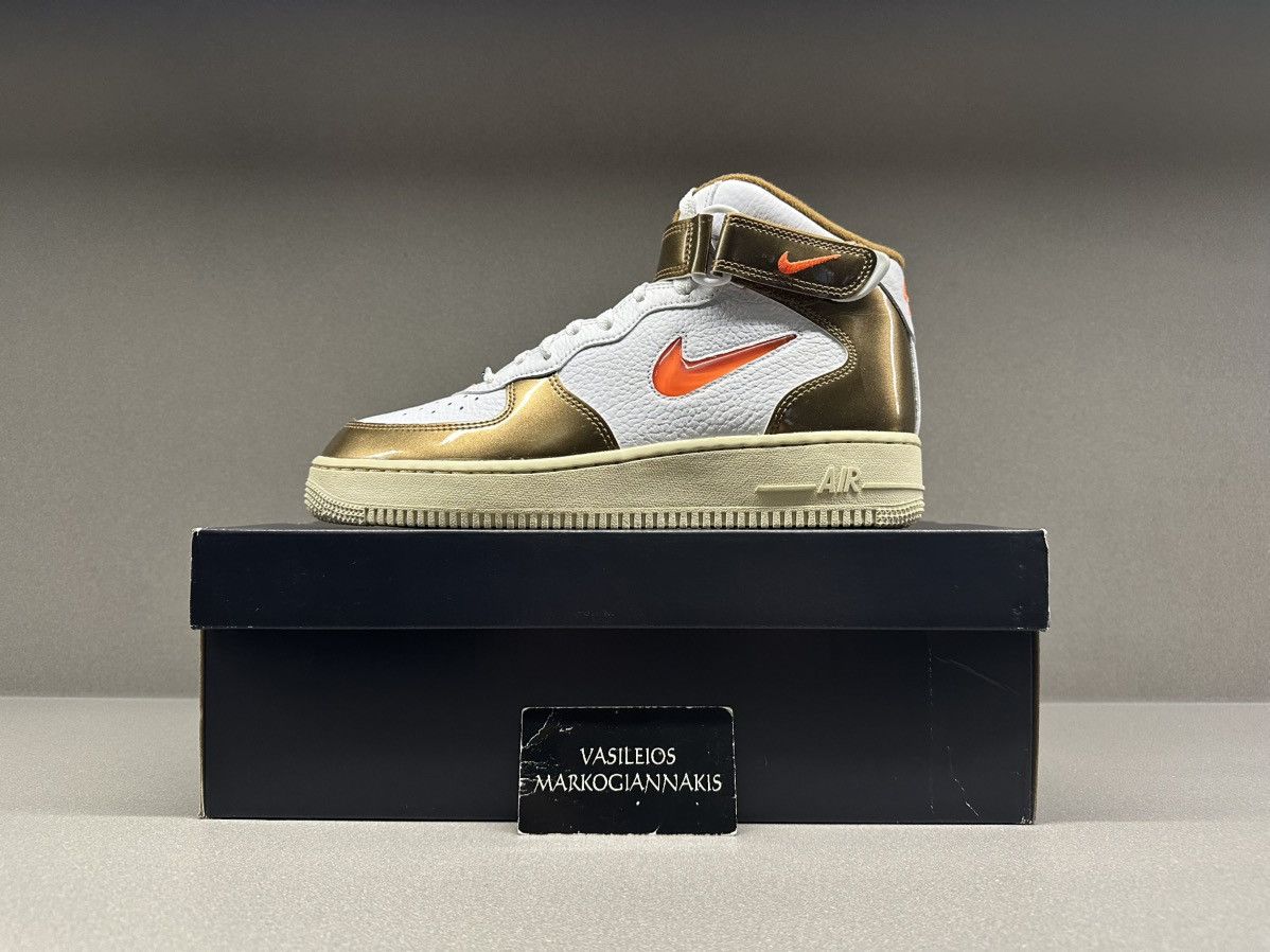 Nike Nike Air Force 1 Mid Qs Jewel Ale Brown Size US 11 / EU 44 - 1 Thumbnail