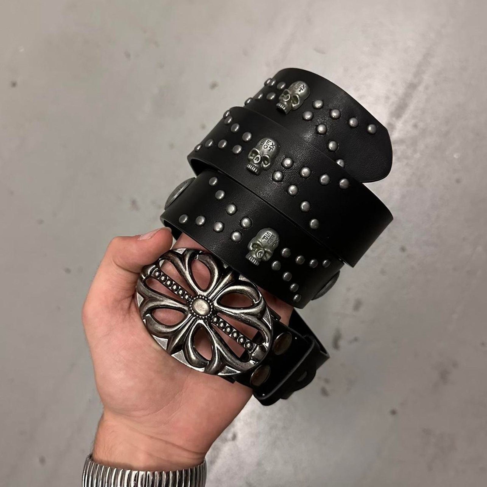 Other Vintage black western biker studded WMNS2 Size ONE SIZE - 1 Thumbnail