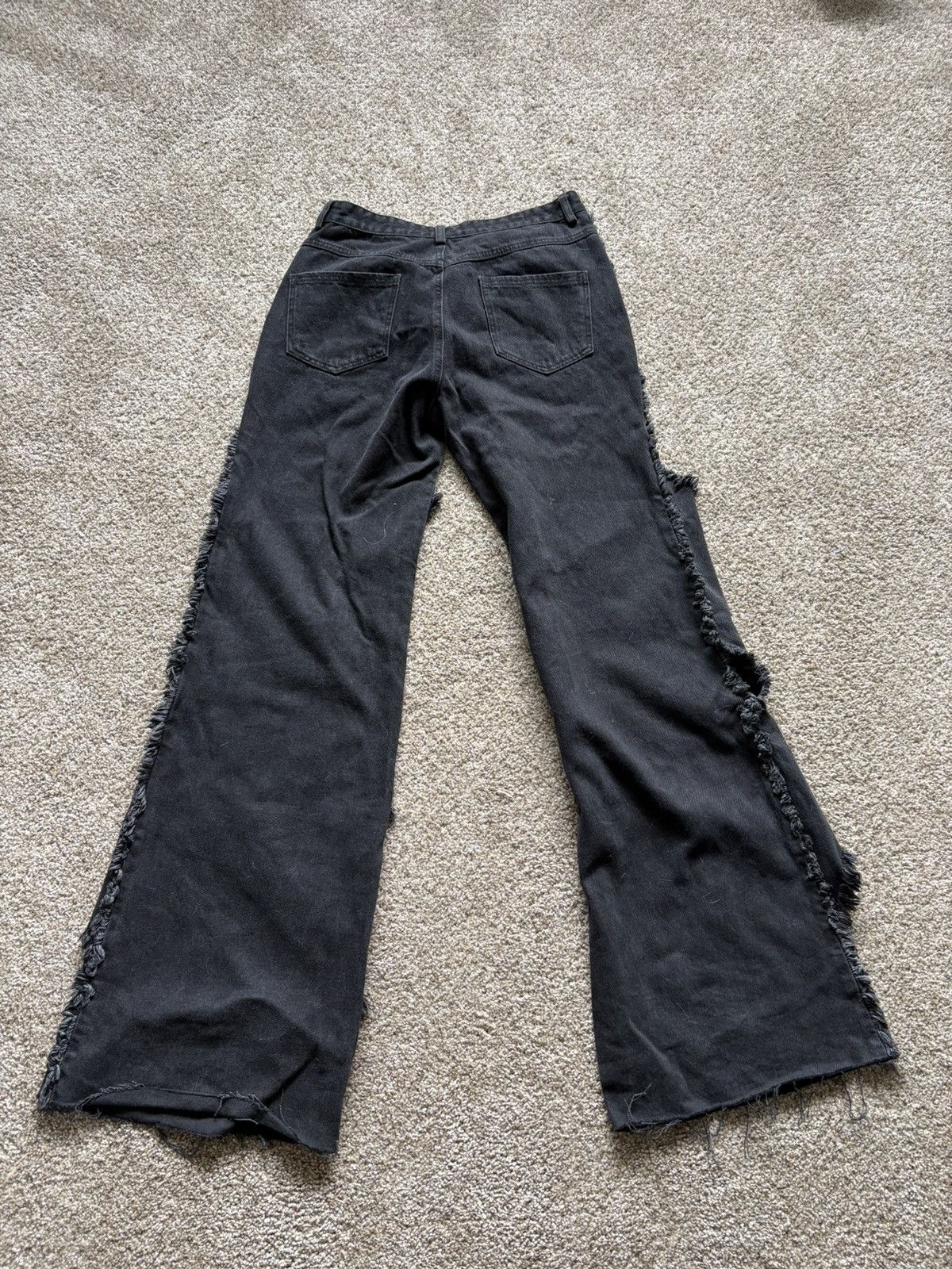 Other Futurist frayed black denim Size US 31 - 5 Thumbnail