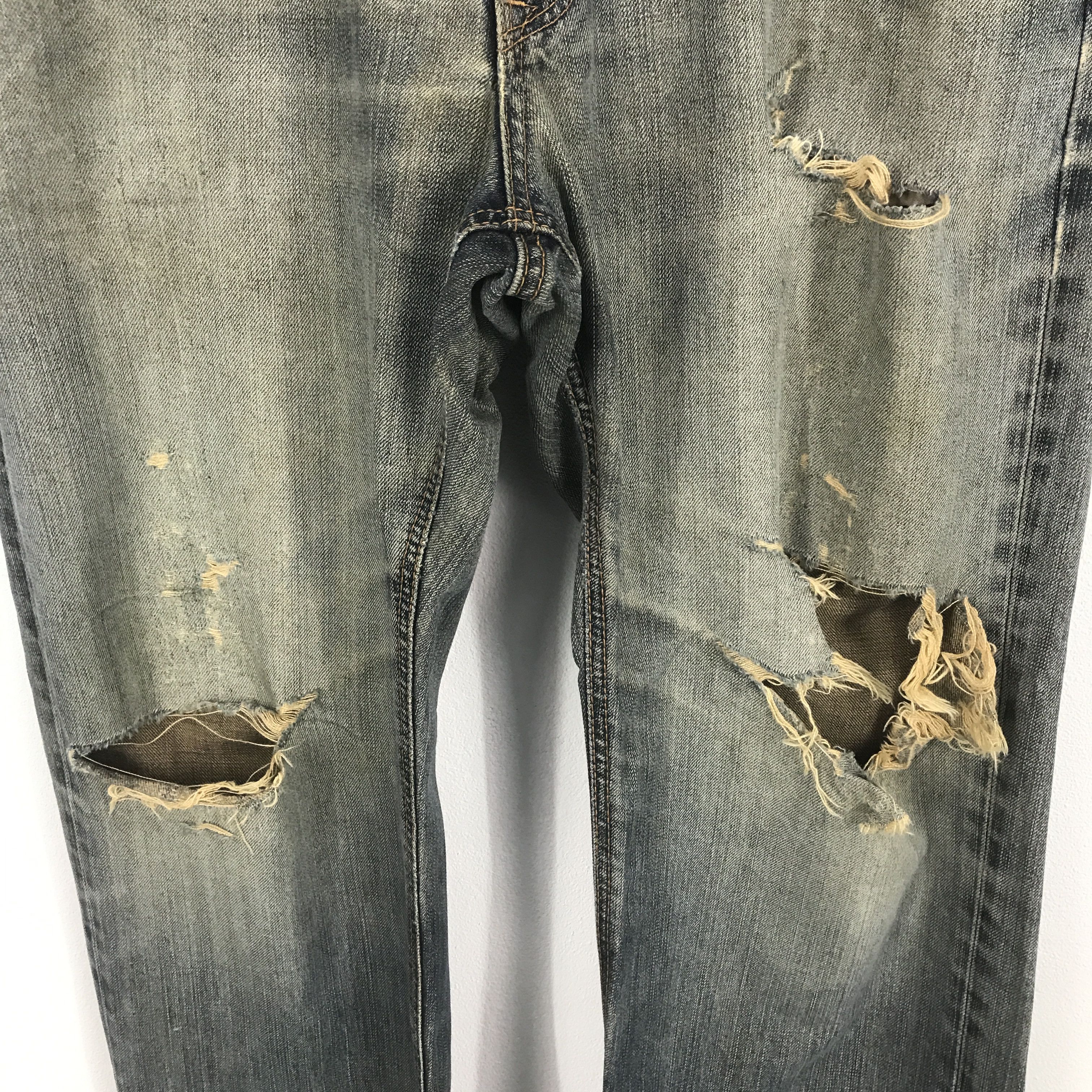 Edwin × Japanese Brand Rare Edwin 503 premium distressed Jeans Size US 34 / EU 50 - 8 Thumbnail