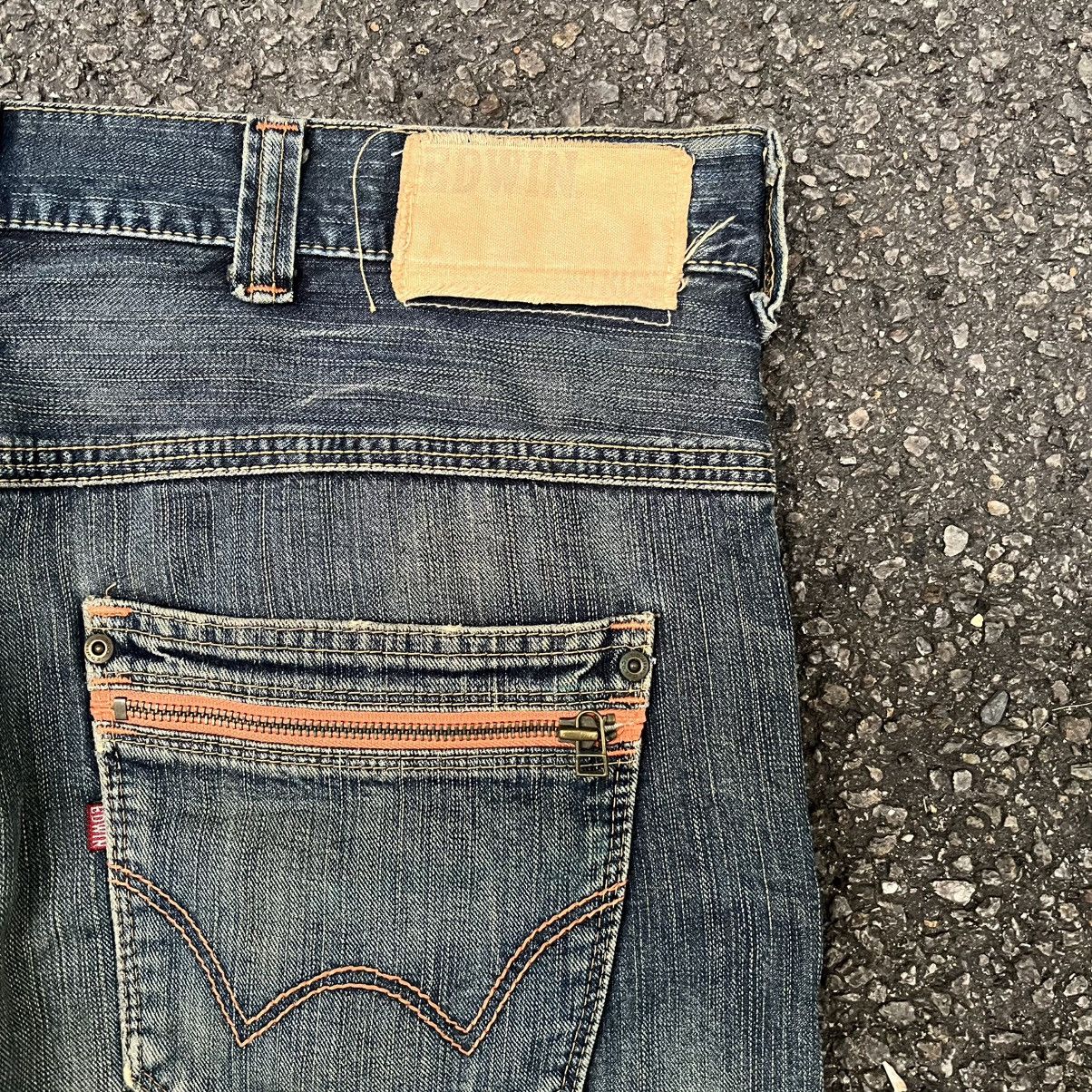 Japanese Brand Vintage Edwin XV-S Rusty Faded Distressed Denim Jean Size 38 Size US 38 / EU 54 - 11 Thumbnail