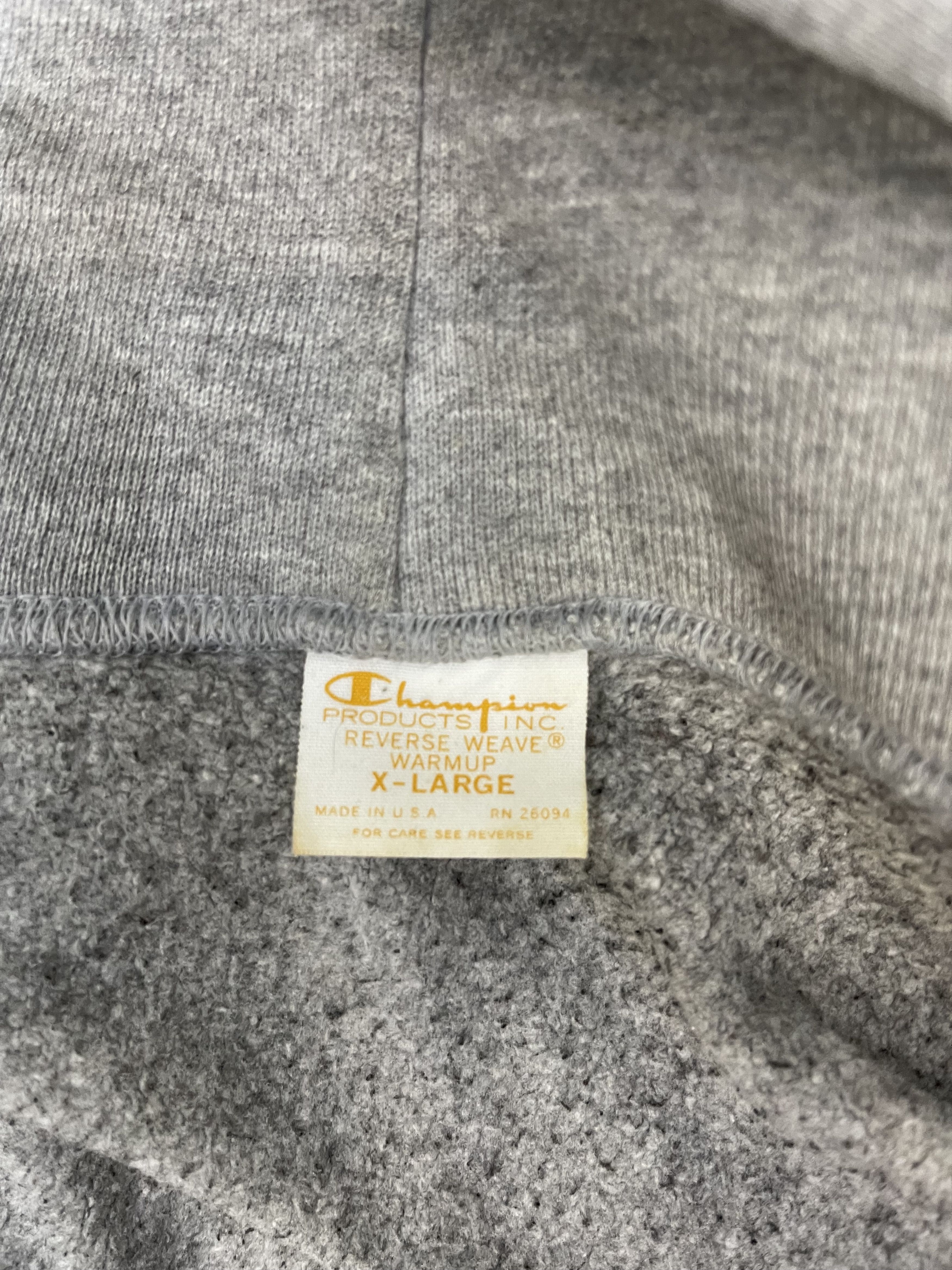 Champion Vintage 80s Champion Reverse Weave Hoodies Sweatshirt Size XL / US 12-14 / IT 48-50 - 8 Thumbnail