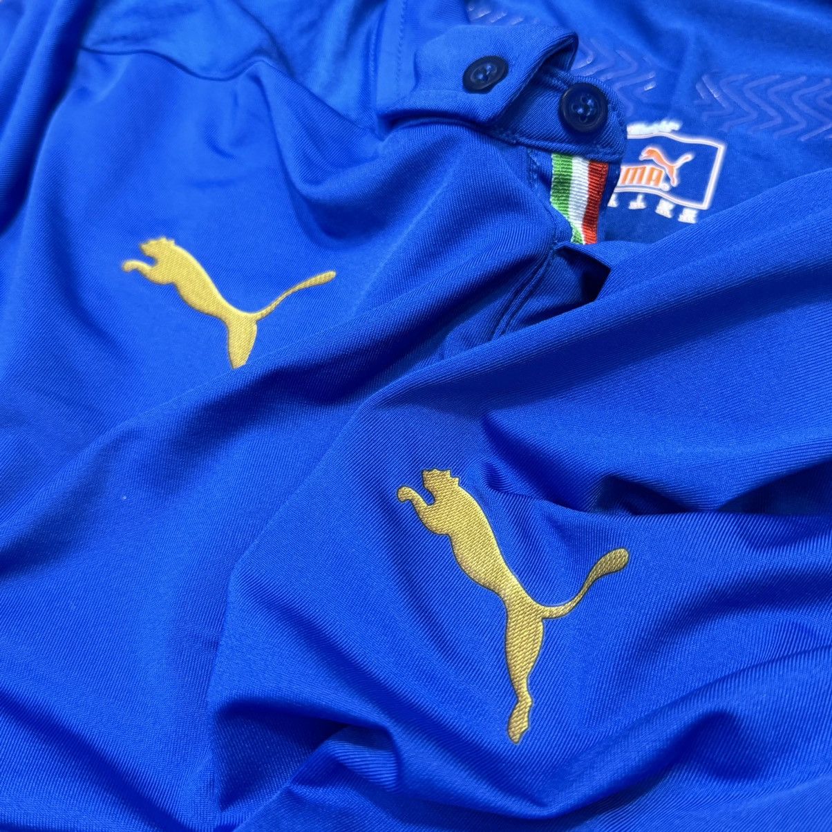 Puma Italy 14/15 longsleeves player issue shirt Size US XL / EU 56 / 4 - 6 Thumbnail