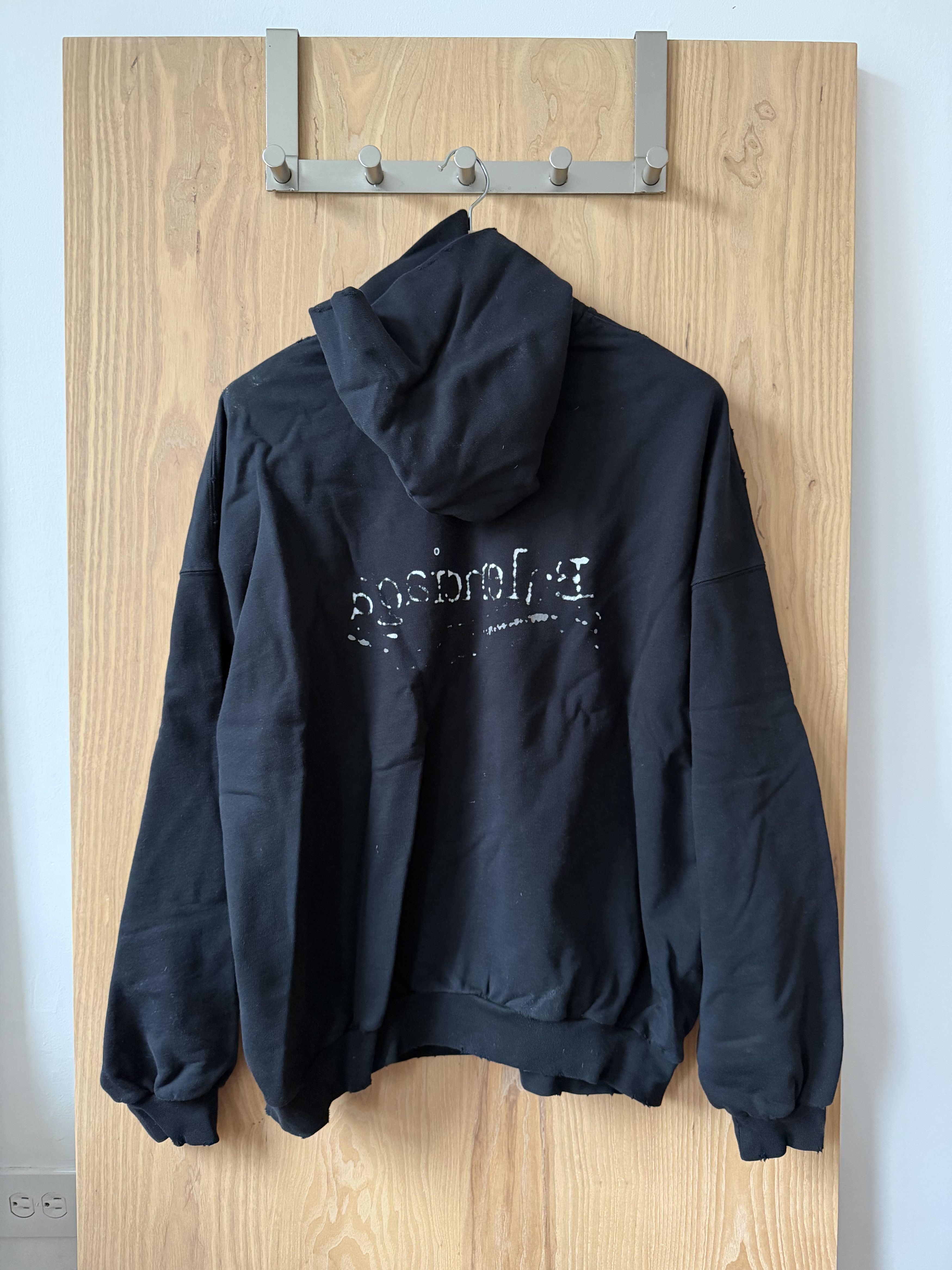 Balenciaga Campaign hand drawn hoodie - balenciaga Size US M / EU 48-50 / 2 - 3 Thumbnail
