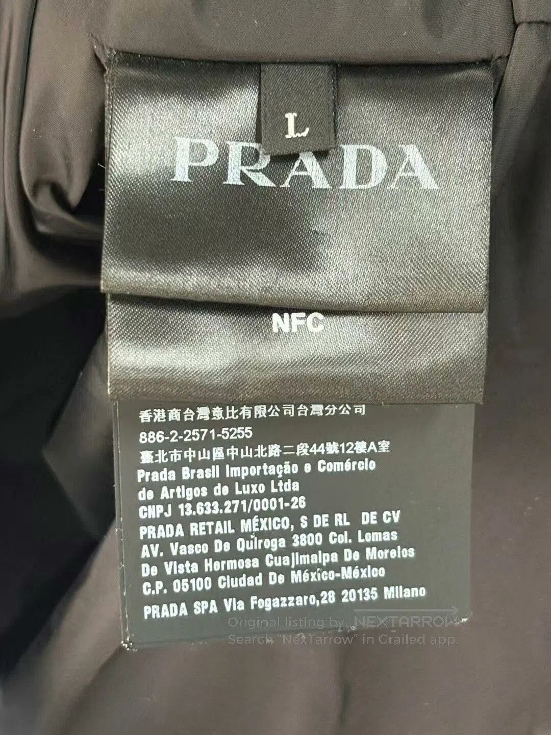 Prada prada corduroy jacket with triangle logo. Size US L / EU 52-54 / 3 - 4 Thumbnail
