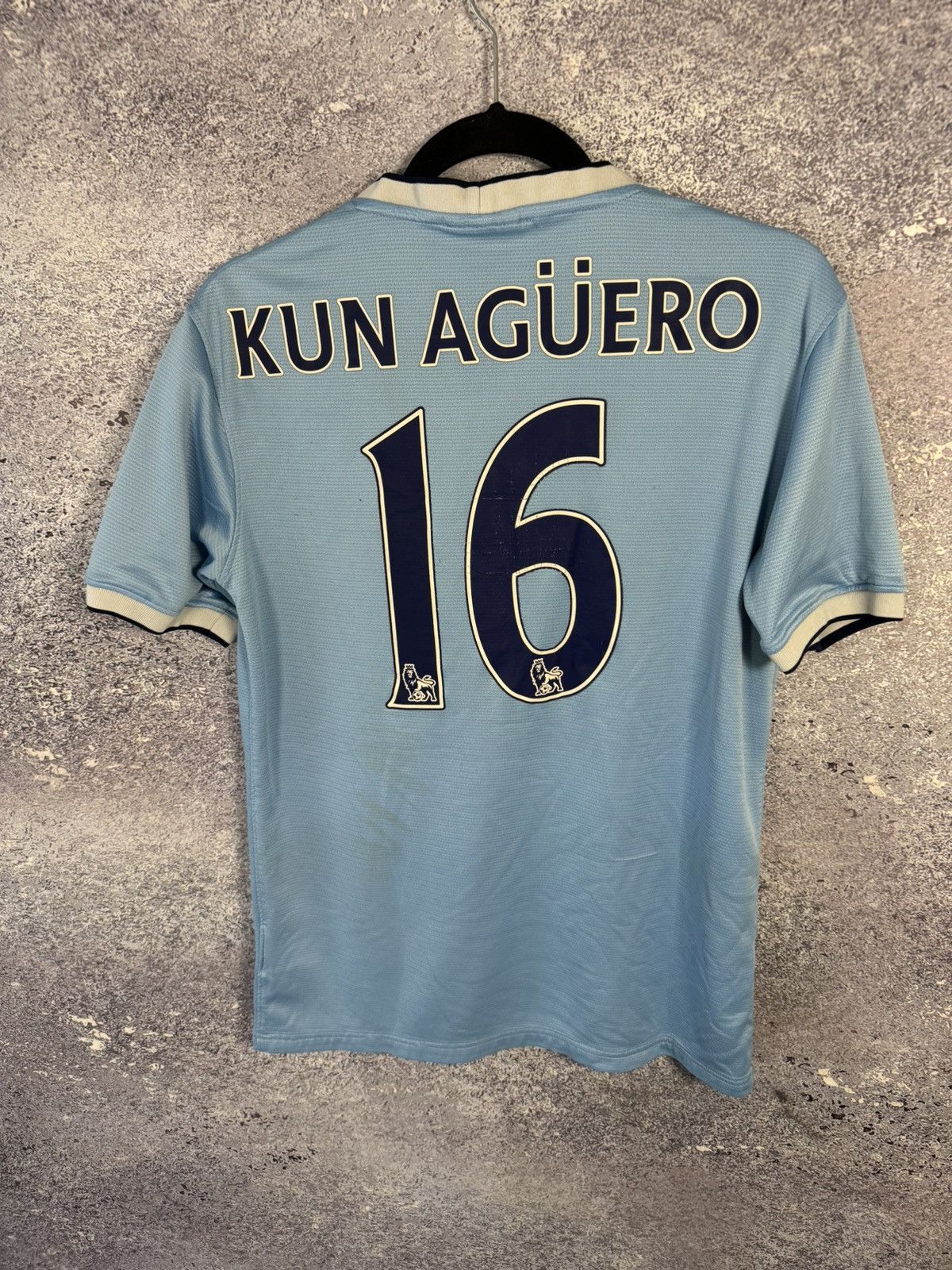 Nike × Vintage KUN AGUERO Vintage Manchester City 2013/14 Nike Jersey Size US S / EU 44-46 / 1 - 2 Thumbnail