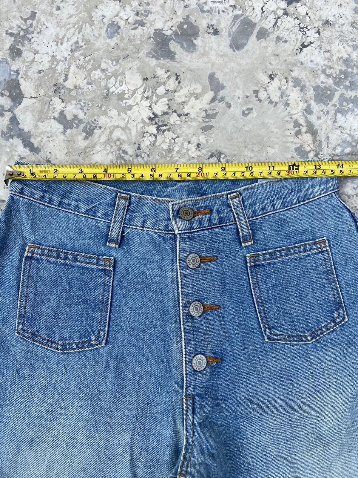 Vintage × Wrangler Vintage Wrangler flare denim pants women Size 26" / US 2 / IT 38 - 10 Thumbnail