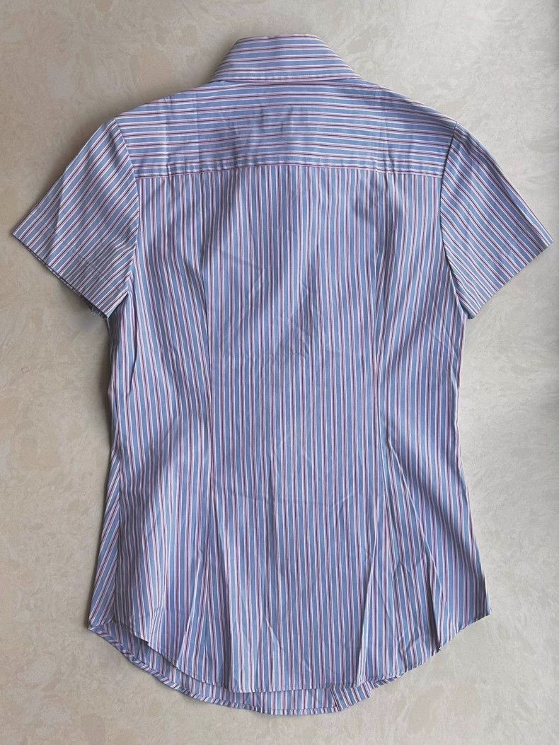 Vivienne Westwood Vivienne Westwood Irregular striped short-sleeved shirt Size S / US 4 / IT 40 - 2 Thumbnail