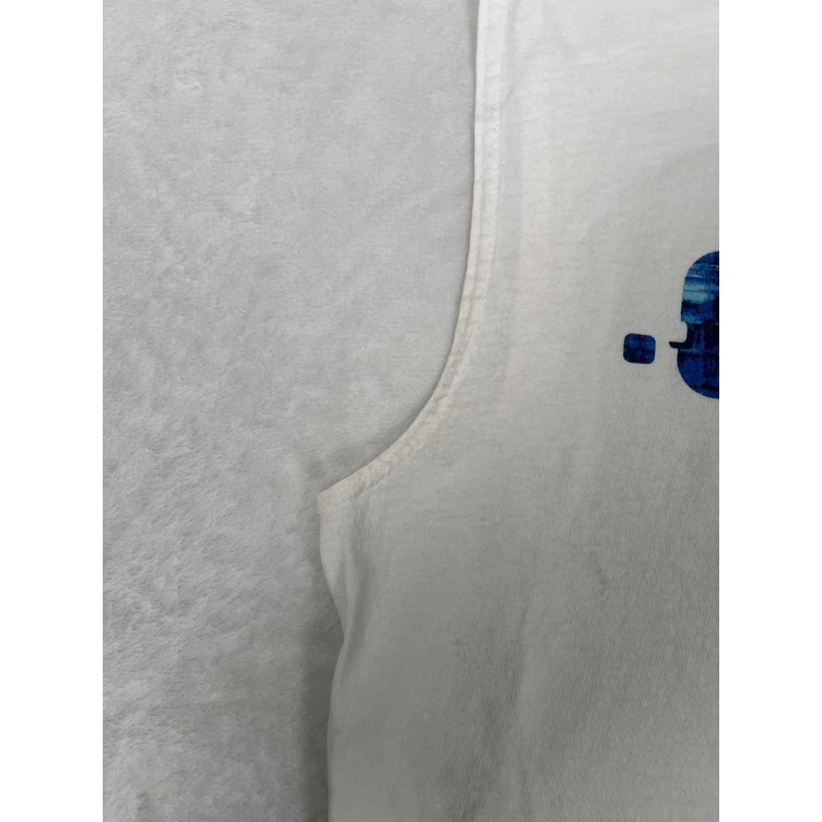 Nike VTG Nike Shirt Mens XL White Sleeveless Y2K Graphic Muscle T Size US XL / EU 56 / 4 - 6 Thumbnail