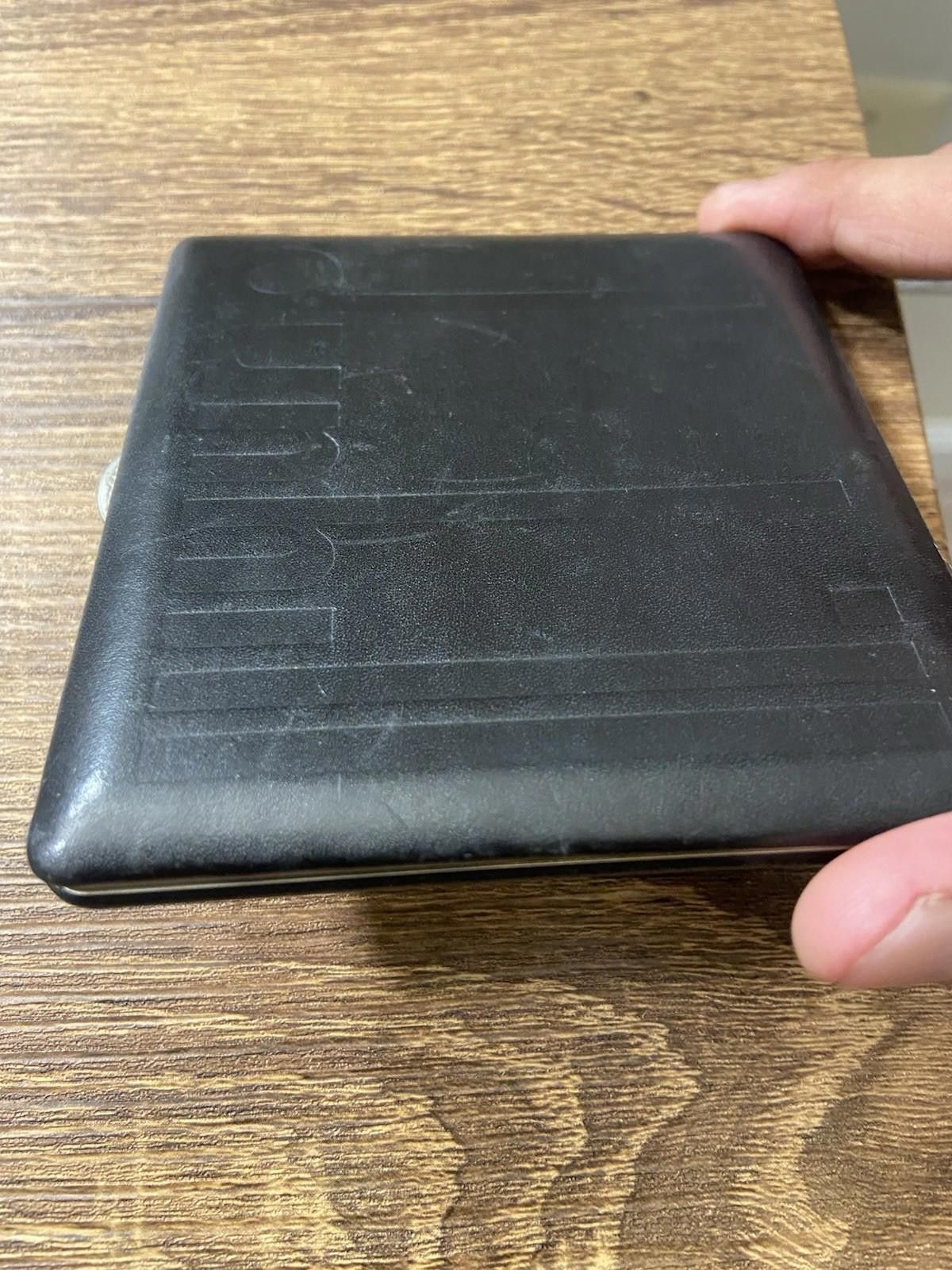 Alfred Dunhill Dunhill Vintage HUGE Logo Black Leather Brass Cigarette Case Size ONE SIZE - 8 Thumbnail