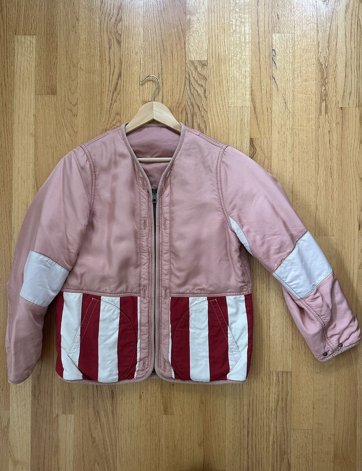 Visvim Visvim Iris Liner Jkt pink mud dyed sz 2 M incl. bag & tags | Grailed