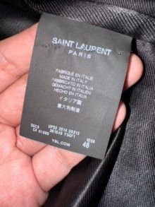 Saint Laurent Paris Saint Laurent YSL brand new 2014 leather jacket Size US M / EU 48-50 / 2 - 6 Thumbnail