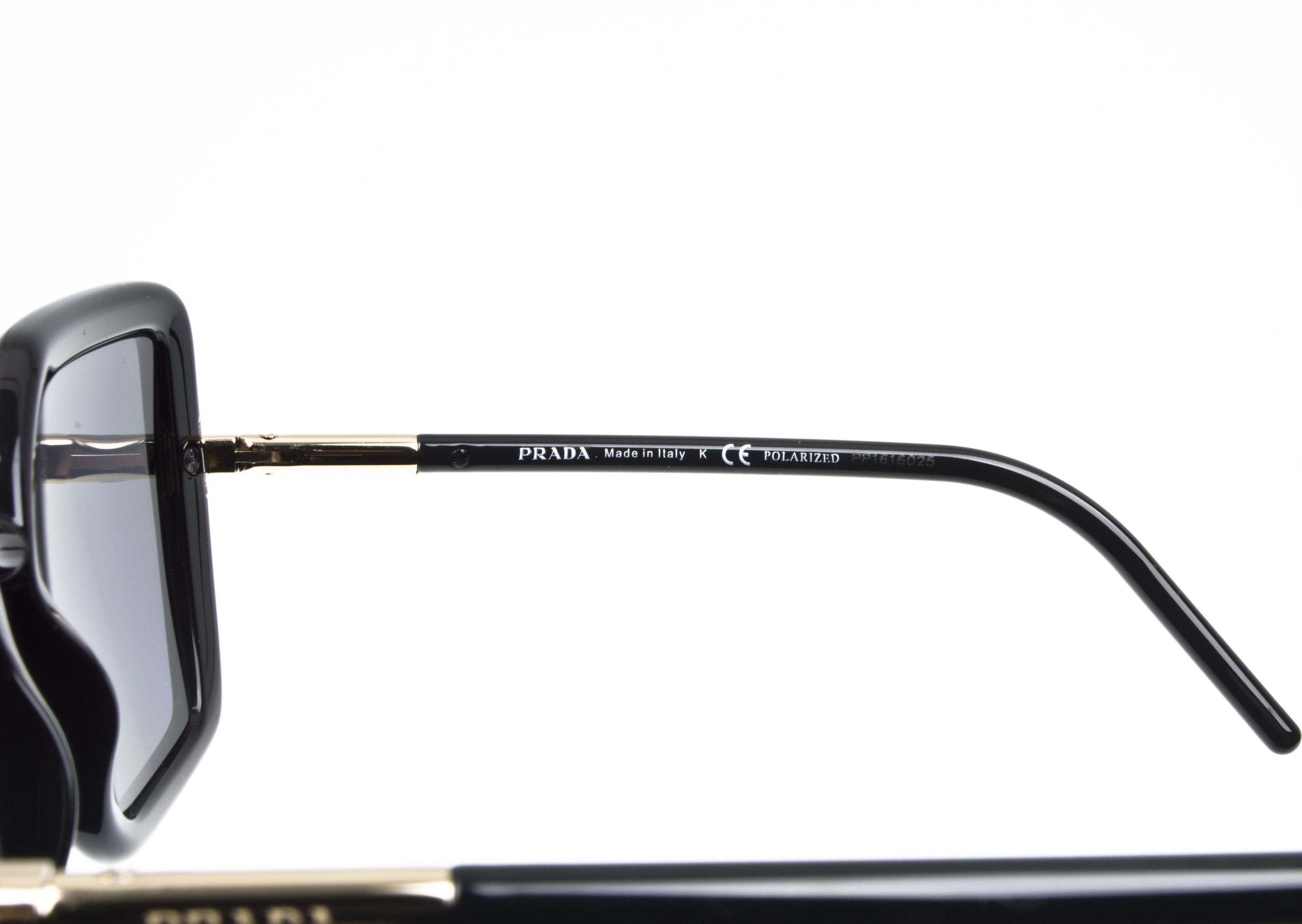 Prada Prada SPR09W 1AB-5Z1 Sunglasses New Womens Polarized Size ONE SIZE - 5 Thumbnail