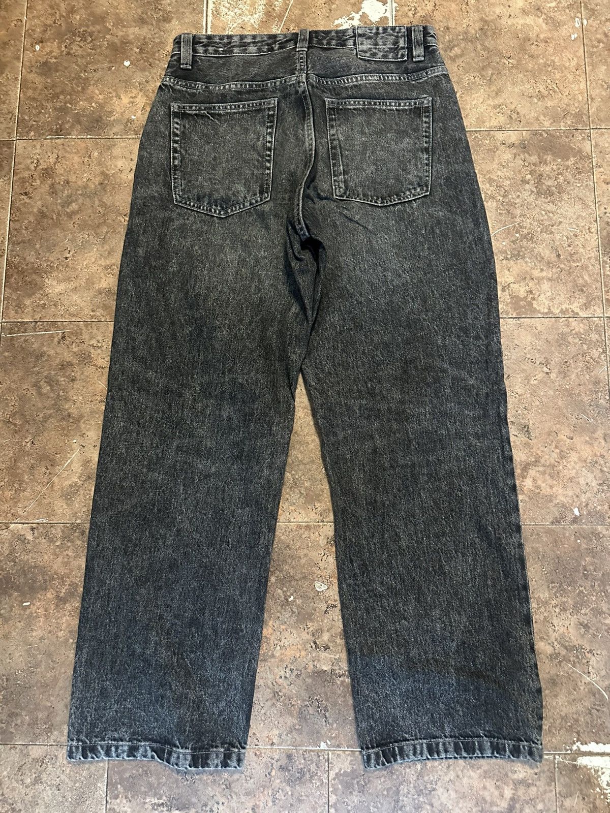 Zara Washed men black baggy jeans size 31/31 Size US 31 - 2 Thumbnail