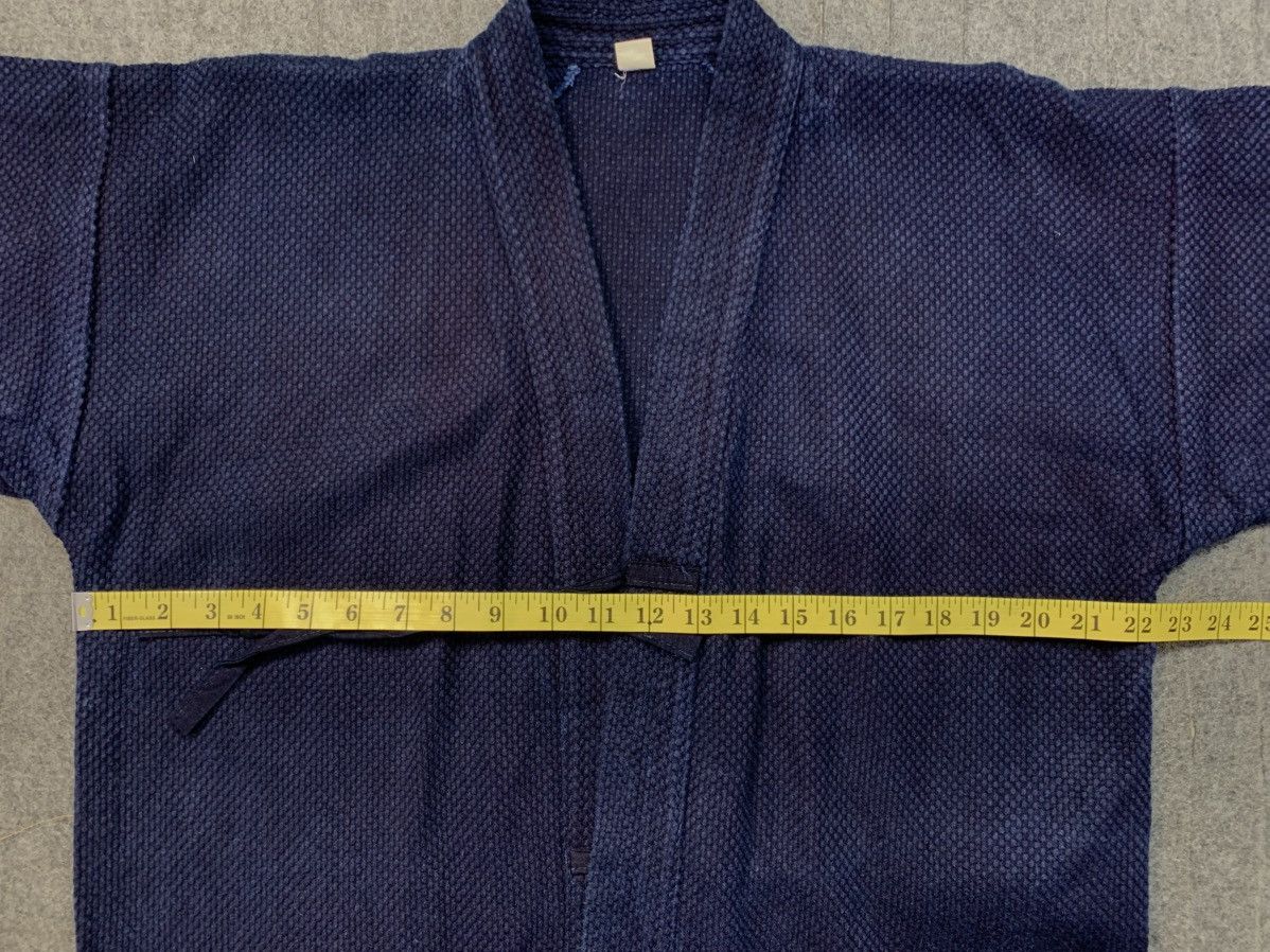 Other Sashiko Noragi Haori Heavy Denim Robe Kimono Boro Kendo Size US L / EU 52-54 / 3 - 8 Thumbnail