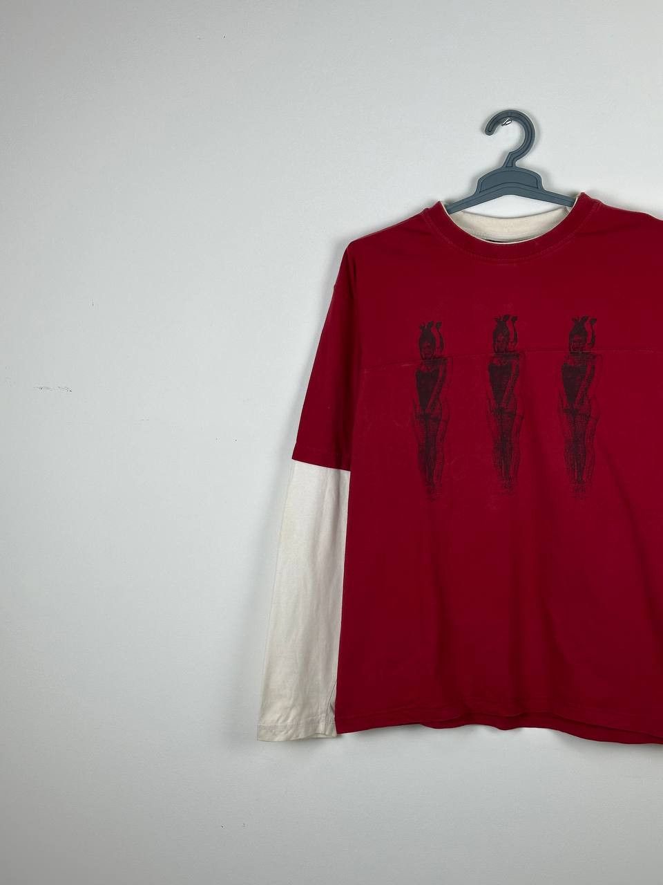 Anime × Japanese Brand Vintage Playboy Sex Girls Y2K Red Longsleeve T Shirt Size US XL / EU 56 / 4 - 3 Thumbnail