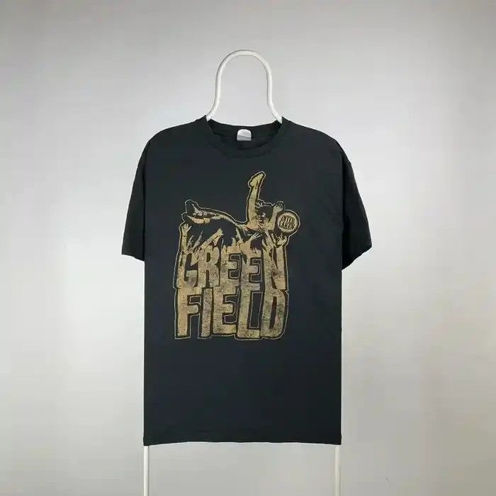 Band Tees Green field T-shirt rock band tee size XLarge Size US XL / EU 56 / 4 - 1 Thumbnail
