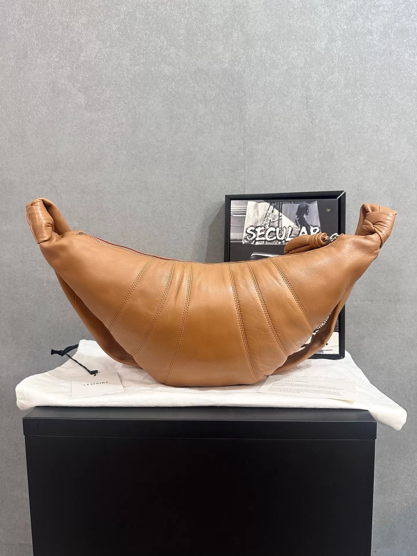 Lemaire Lemaire Sugar Brown Croissant Bag Size ONE SIZE - 1 Thumbnail