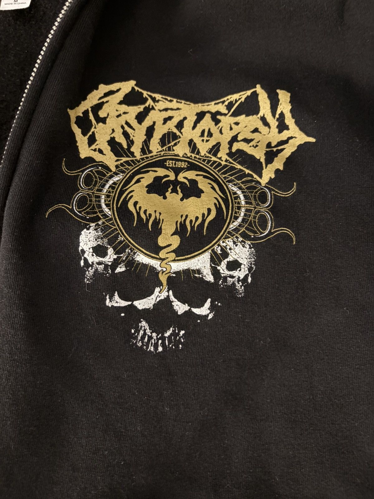 Independent Trading Co. Black Cryptopsy hoodie Size US M / EU 48-50 / 2 - 2 Thumbnail