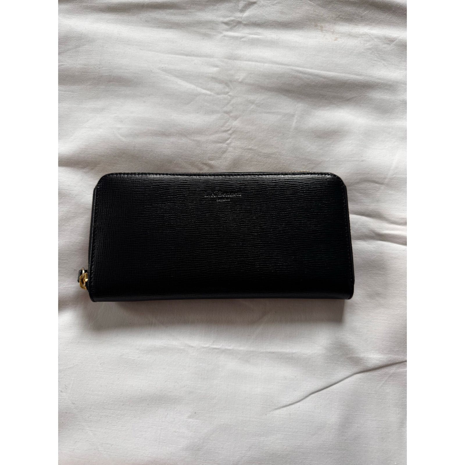 LK Bennett L.K. Bennett Black Leather Wallet | Brand New with Price Tag Size ONE SIZE - 1 Thumbnail