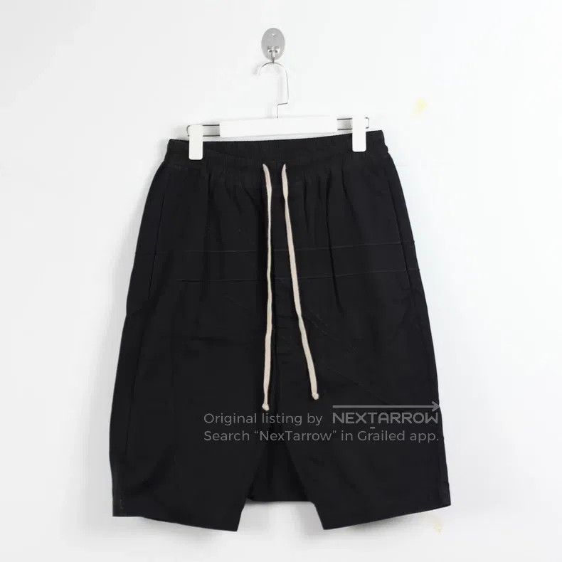 Rick Owens Rick Owens Mainline black embroidered black crease crotch Size US 36 / EU 52 - 1 Thumbnail
