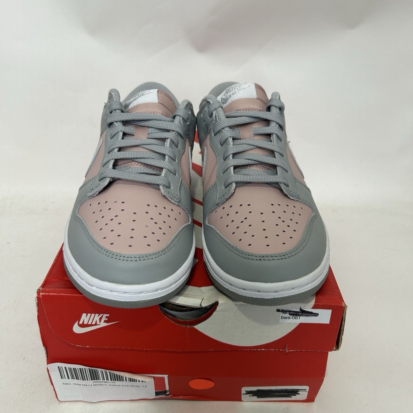 Nike Nike Dunk Low Retro WMNS “Soft Grey Oxford Pink” DM8329-600 Size US 7.5 / IT 37.5 - 2 Thumbnail