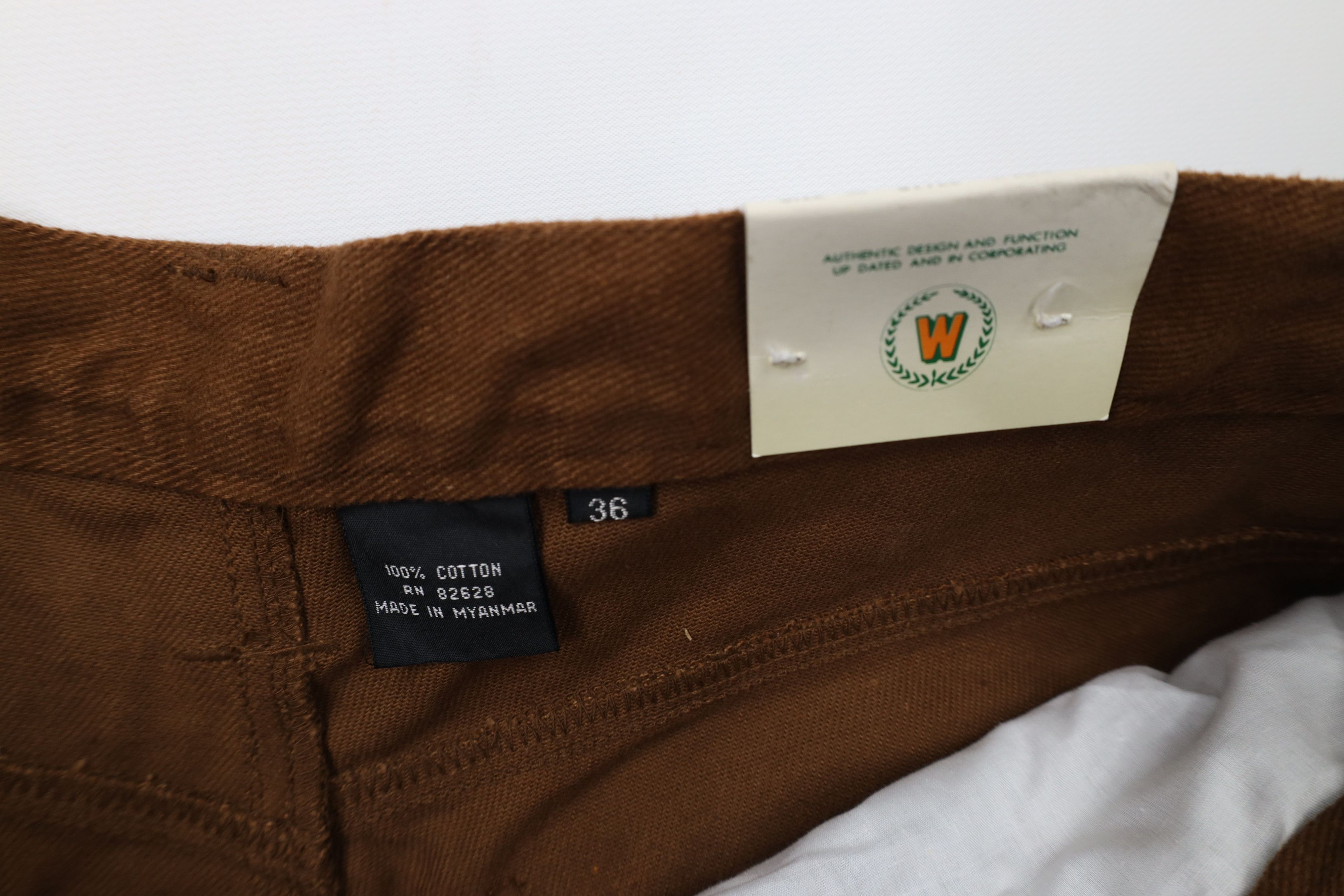 Vintage Deadstock Vintage 90s Streetwear Skateboard Jeans Brown Size US 36 / EU 52 - 10 Thumbnail
