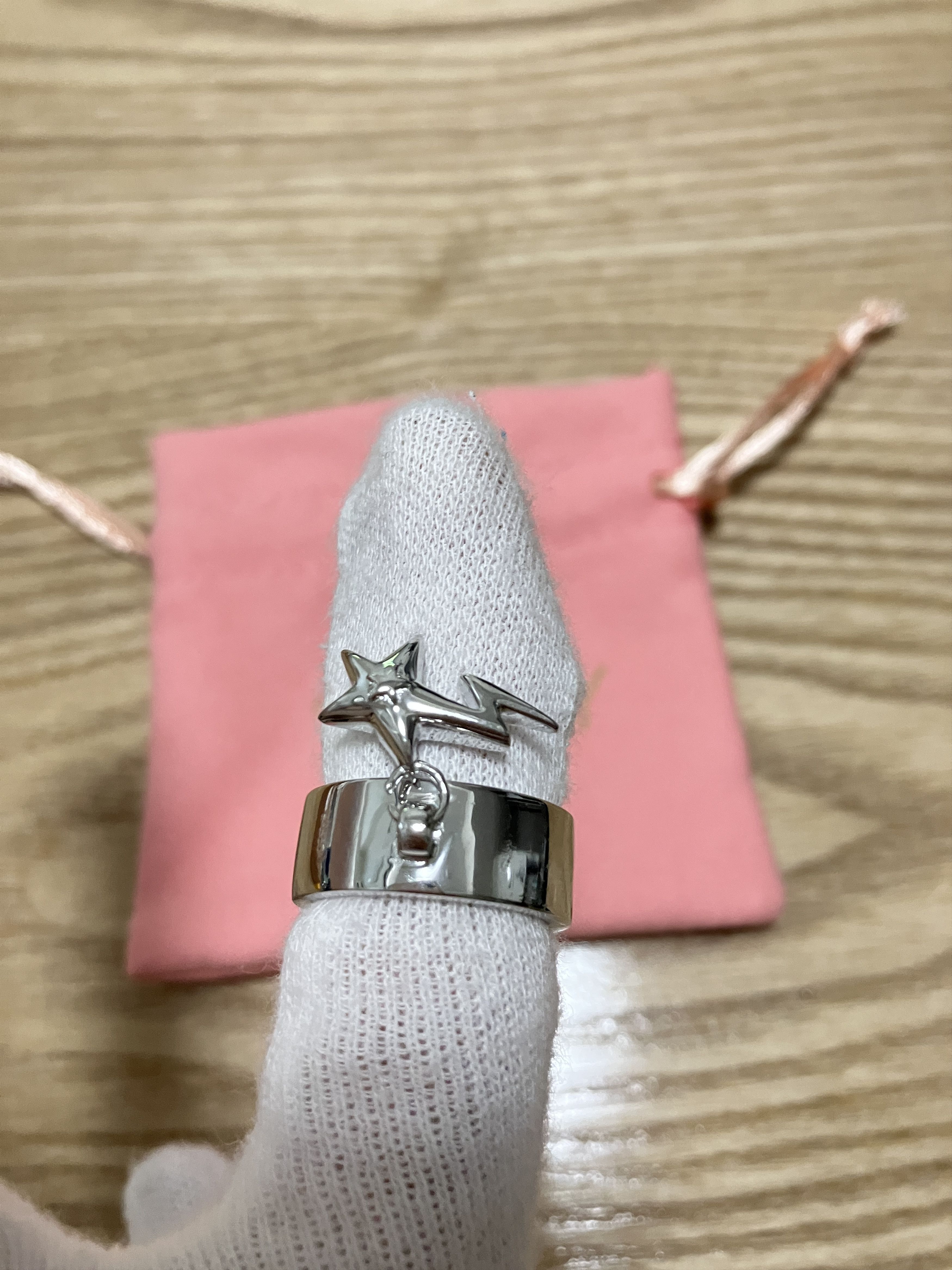 Bape Bapy Bapesta Silver Ring Size ONE SIZE - 8 Thumbnail
