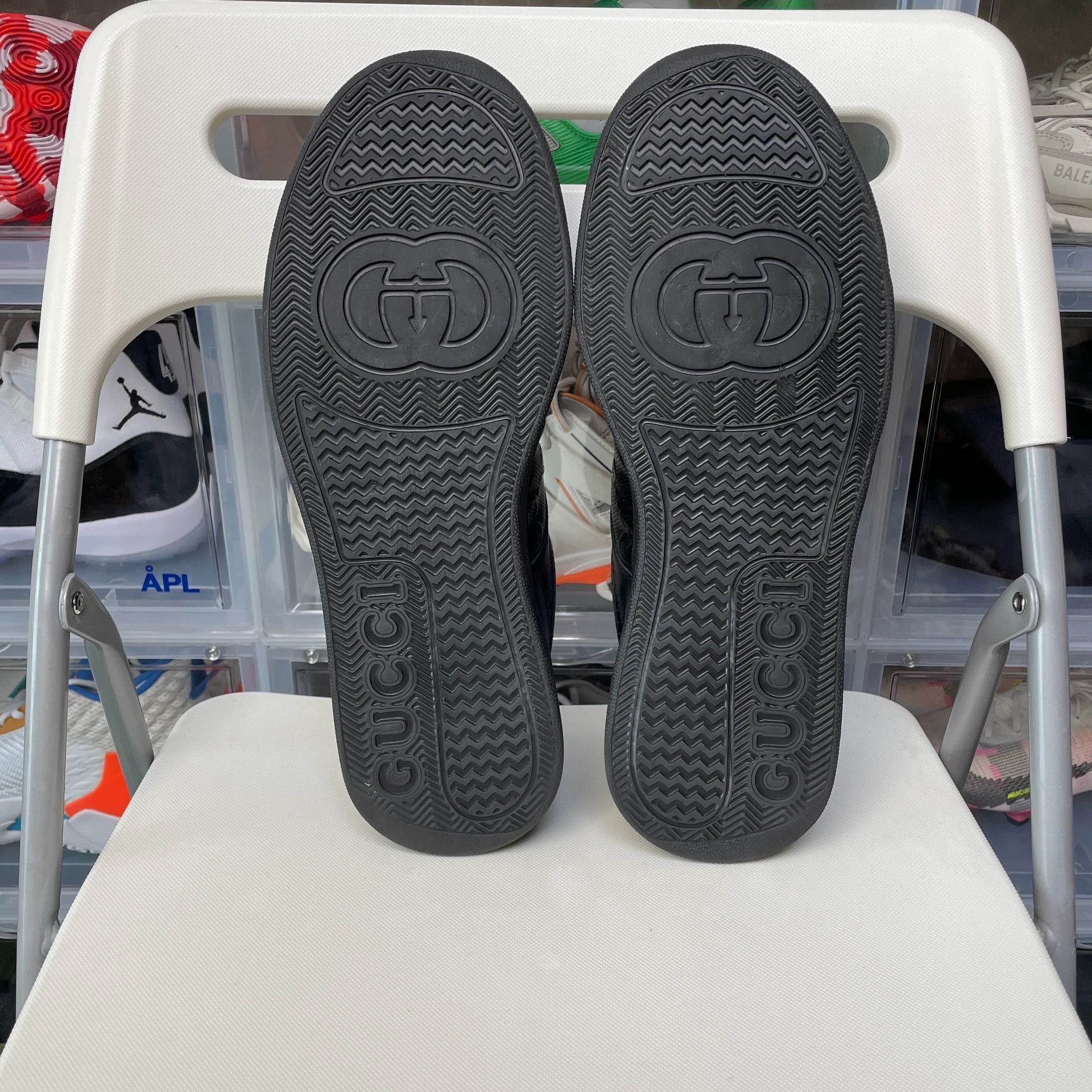 Gucci GUCCI Chunky Black Sneaker 46.5 OG Box Size US 13 / EU 46 - 5 Thumbnail