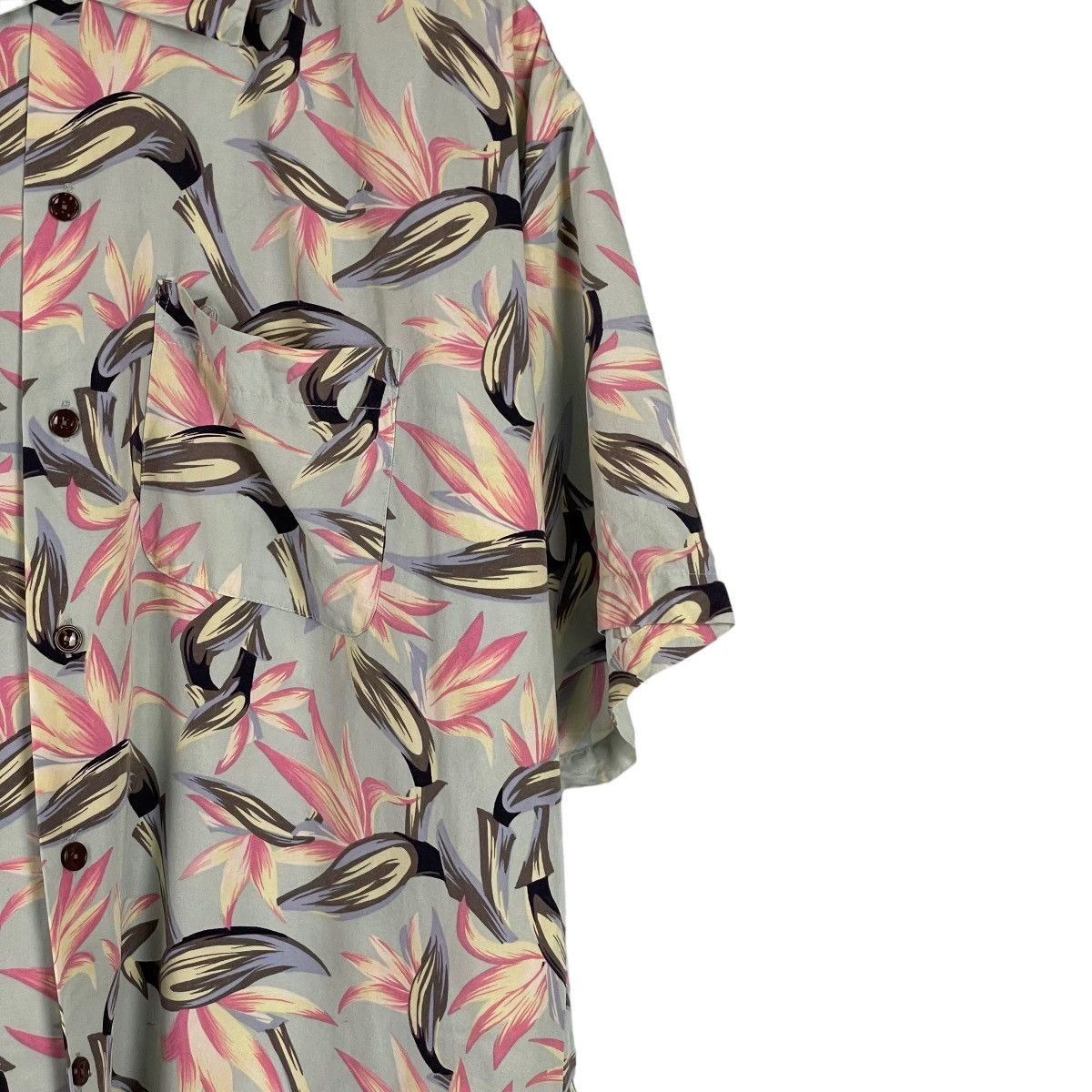 Vintage Vintage Hawaiian Aloha Tropical Floral Shirt Size US L / EU 52-54 / 3 - 4 Thumbnail