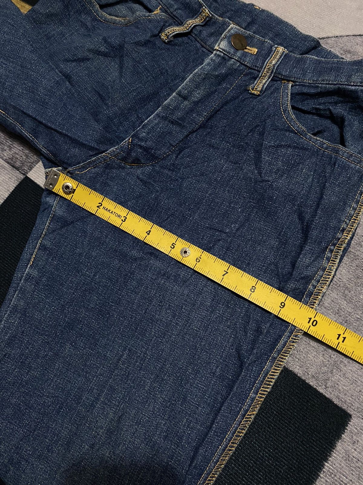 Vintage ADDENDA SUPER FLARE BOOT CUT DENIM PANTS Size 24" / US 00 / IT 34 - 13 Thumbnail