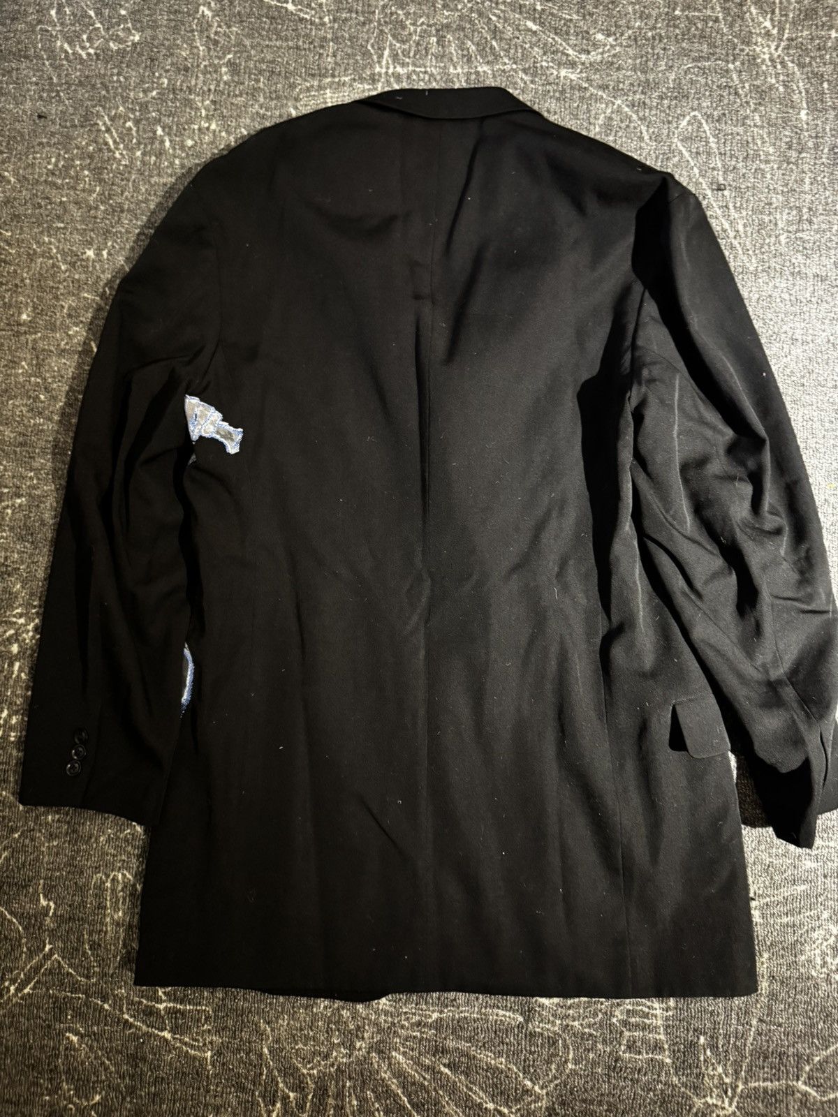 Yohji Yamamoto FW17 deformation collar print blazer Size US L / EU 52-54 / 3 - 3 Thumbnail