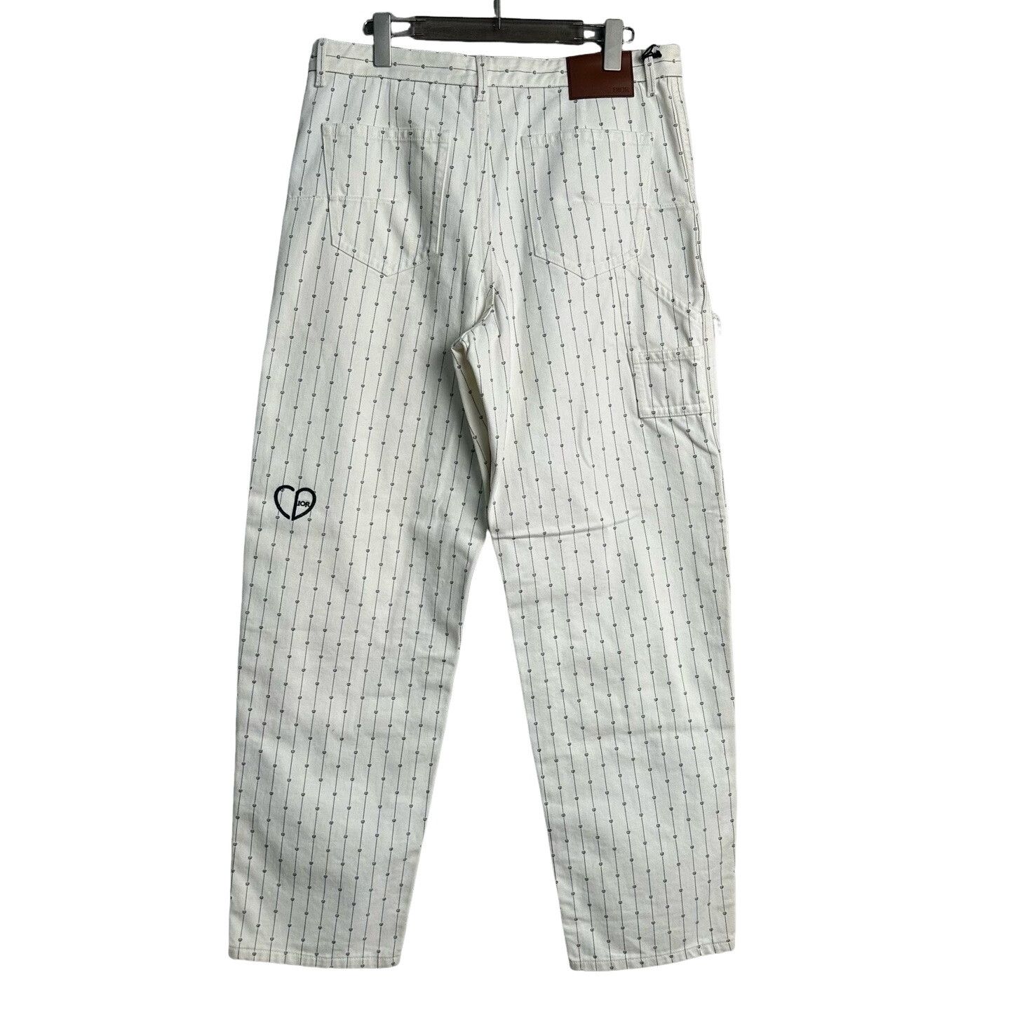 Dior Dior CD Heart Embroidered Casual Pants Size 33 Size US 33 - 1 Thumbnail