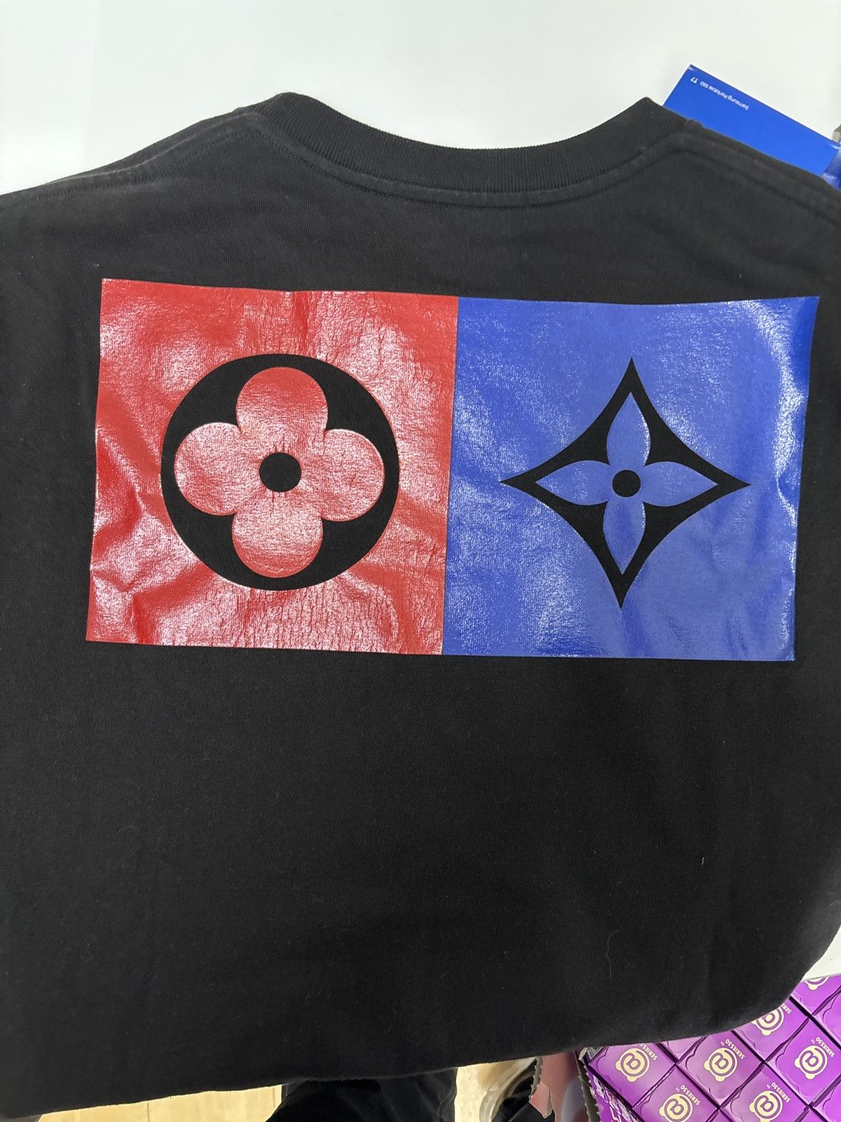 Louis Vuitton Louis Vuitton x Virgil abloh monogram print tshirt Size US XXL / EU 58 / 5 - 15 Thumbnail