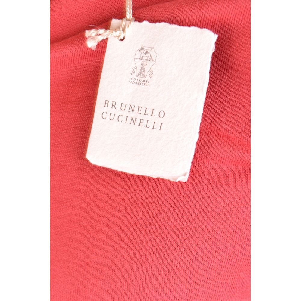 Brunello Cucinelli o1y0526 Cashmere Blend Sweater in Red Size US S / EU 44-46 / 1 - 5 Thumbnail