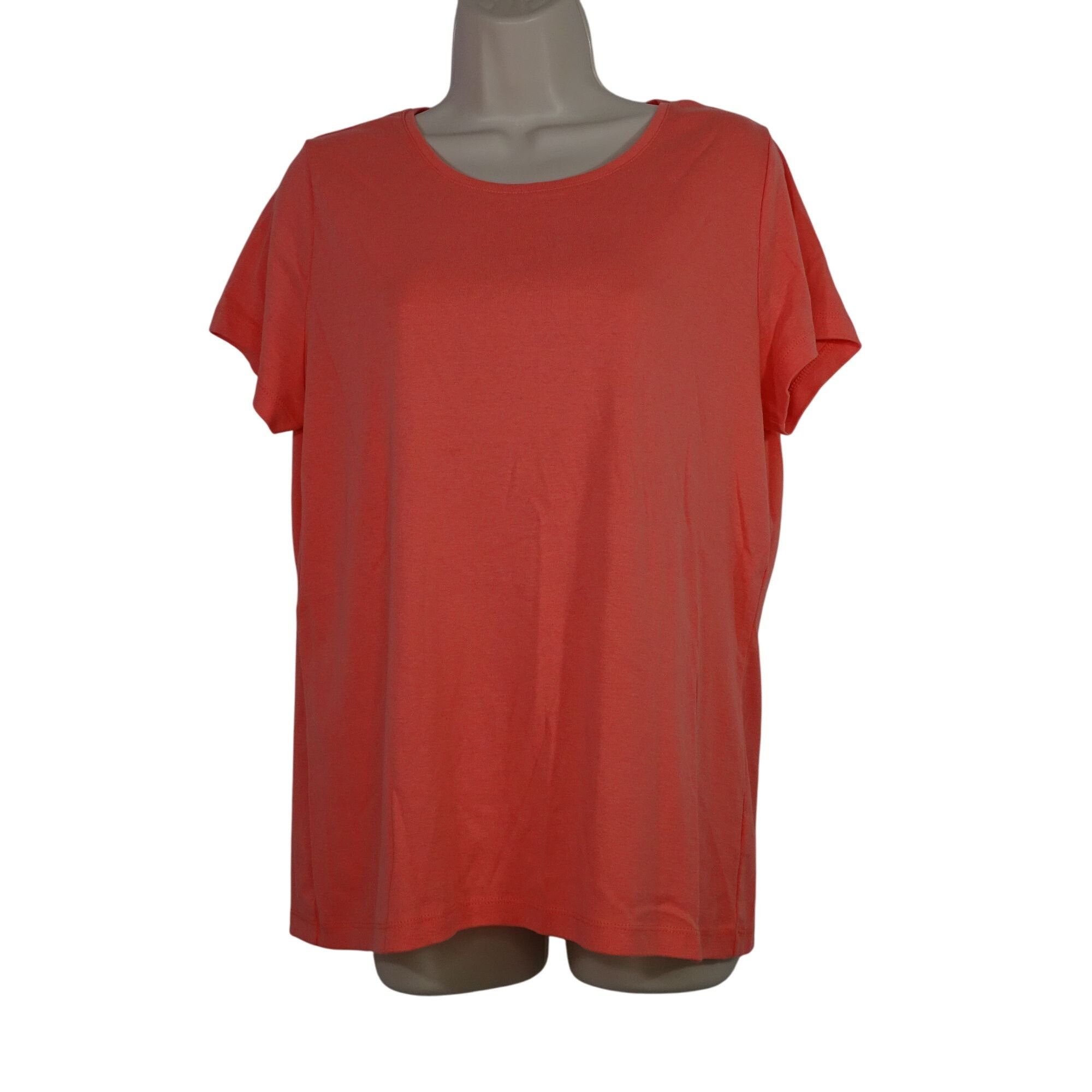 Other Lot of 2 St Johns Bay Basic Cotton T-Shirt Women Size L Size L / US 10 / IT 46 - 3 Thumbnail