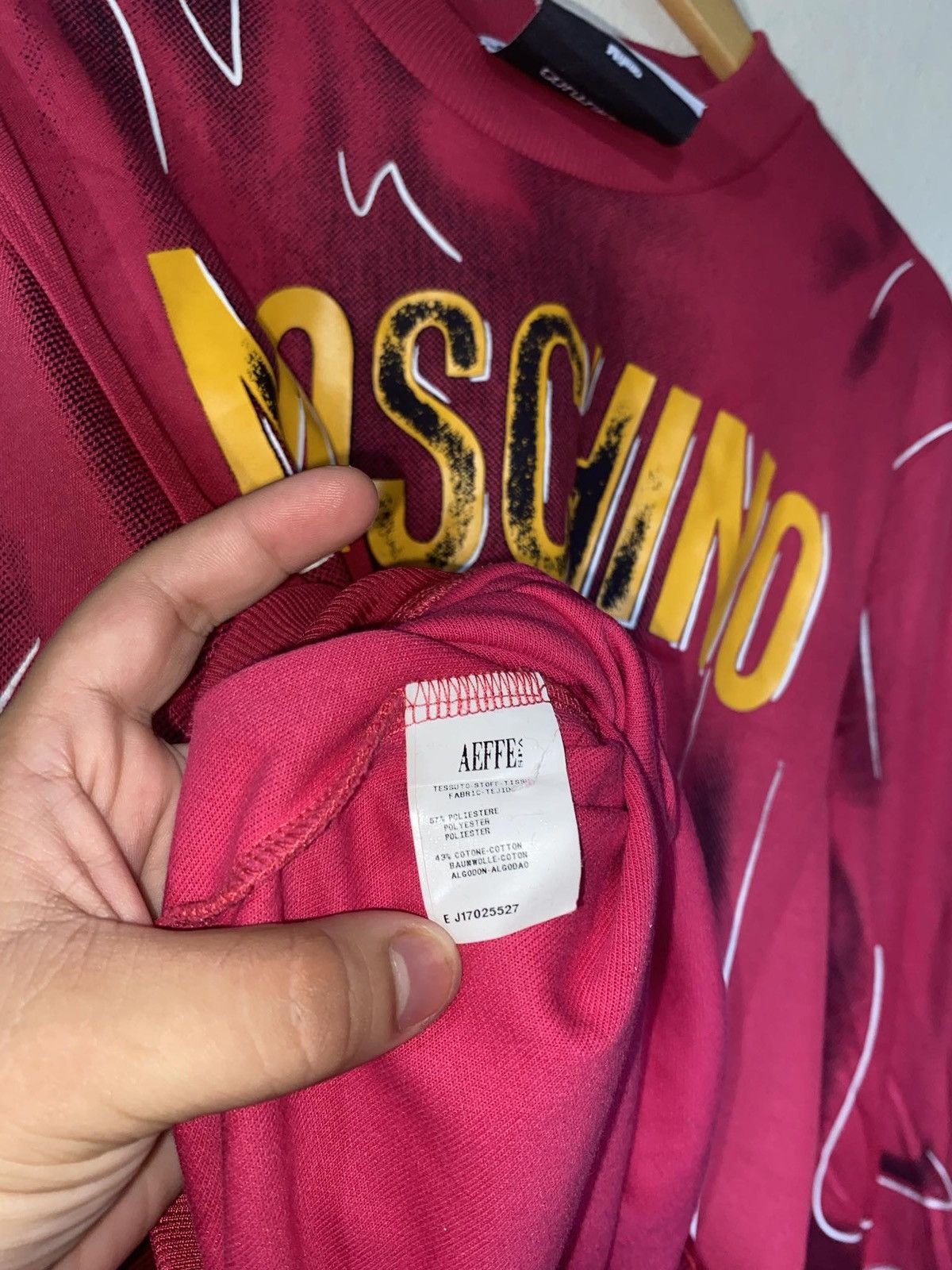 Moschino Moschino Contrasting Logo Print Size US L / EU 52-54 / 3 - 3 Thumbnail