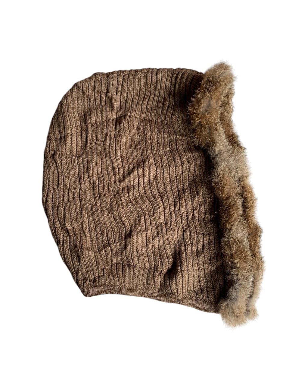 Japanese Brand × Kapital × Vintage Punk Bondage Style Fur Hoodie Hat Size ONE SIZE - 9 Thumbnail